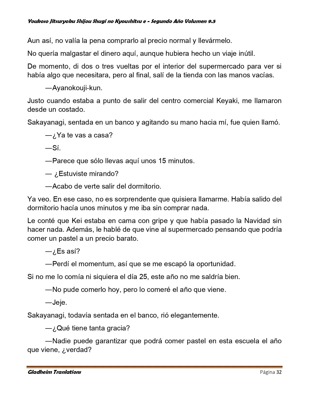 Página 32 del Manga