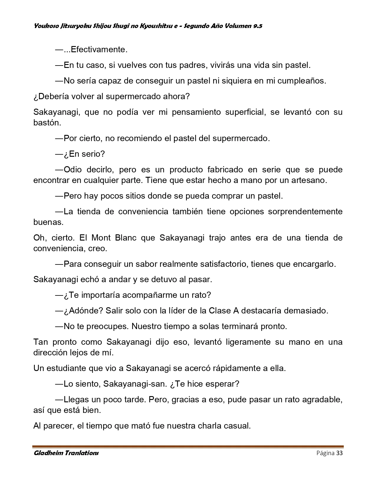 Página 33 del Manga