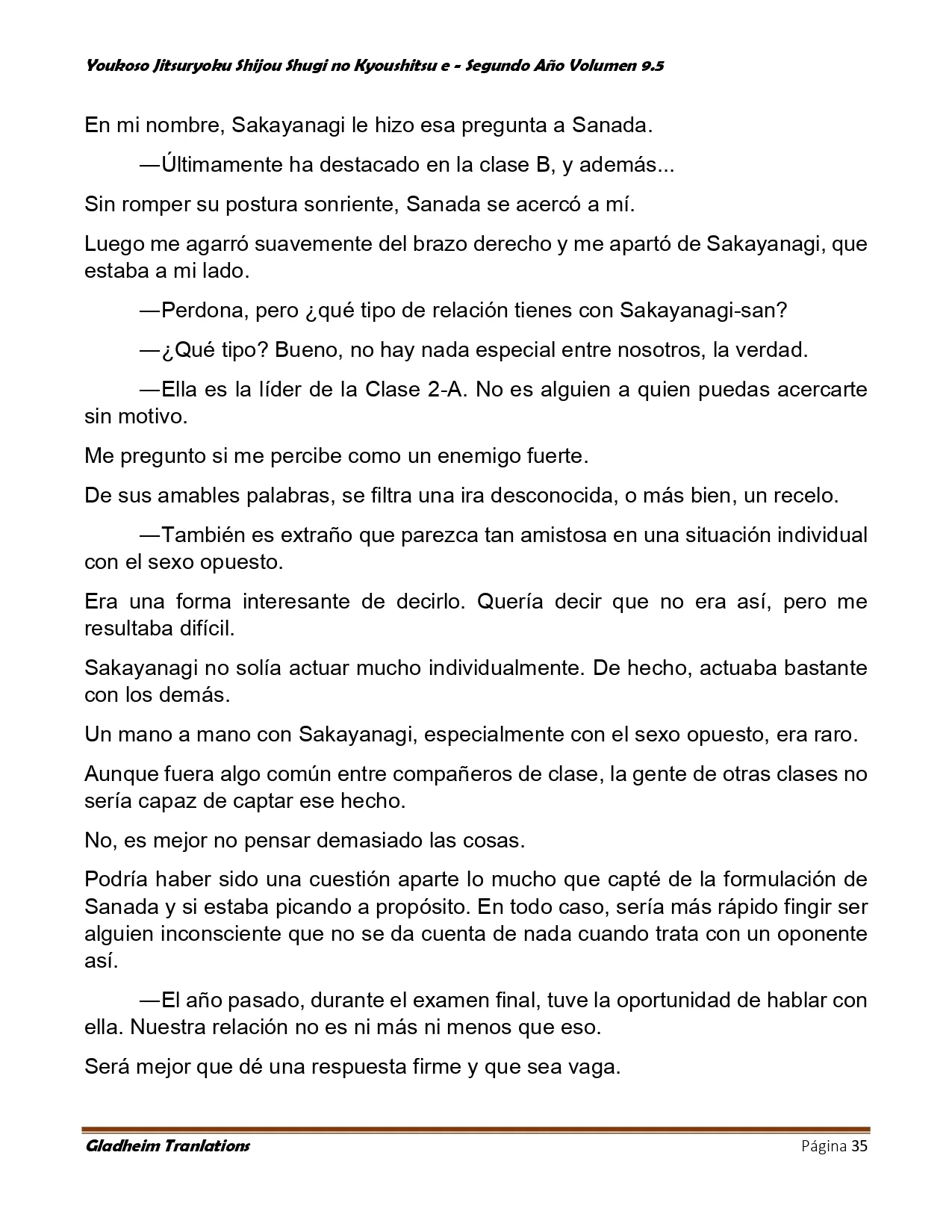 Página 35 del Manga
