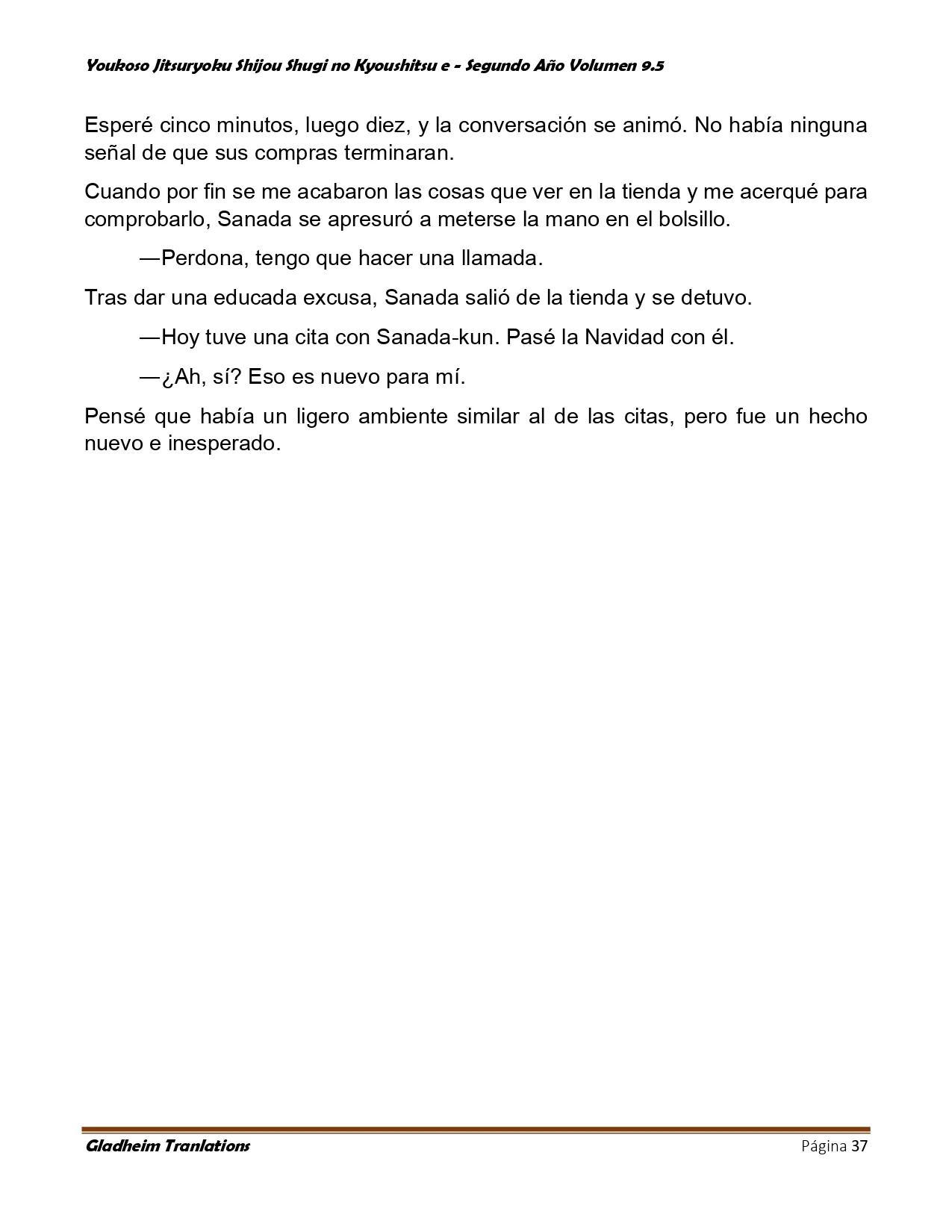 Página 37 del Manga