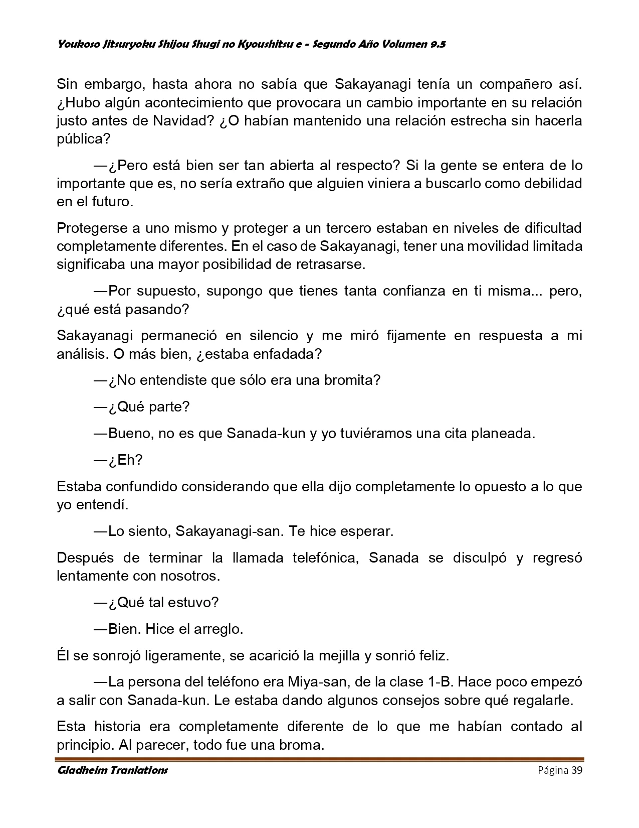 Página 39 del Manga