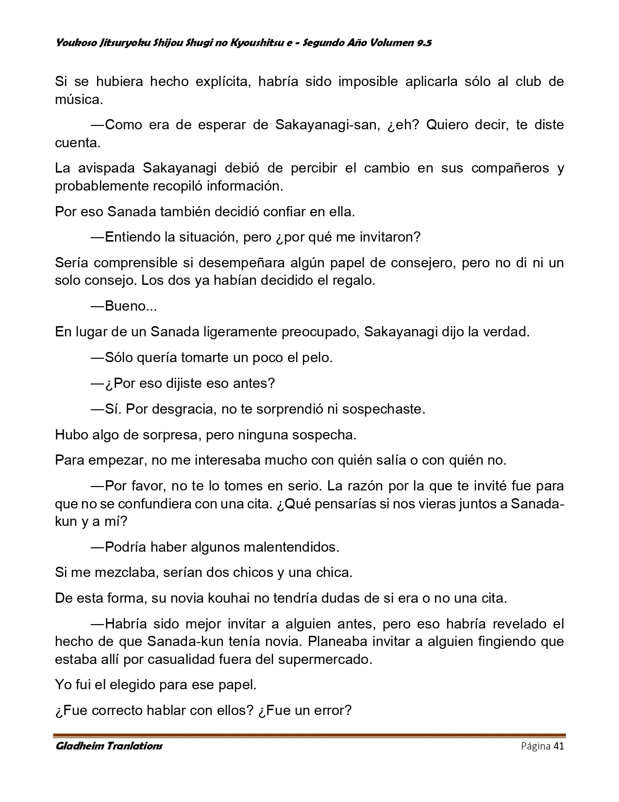 Página 41 del Manga