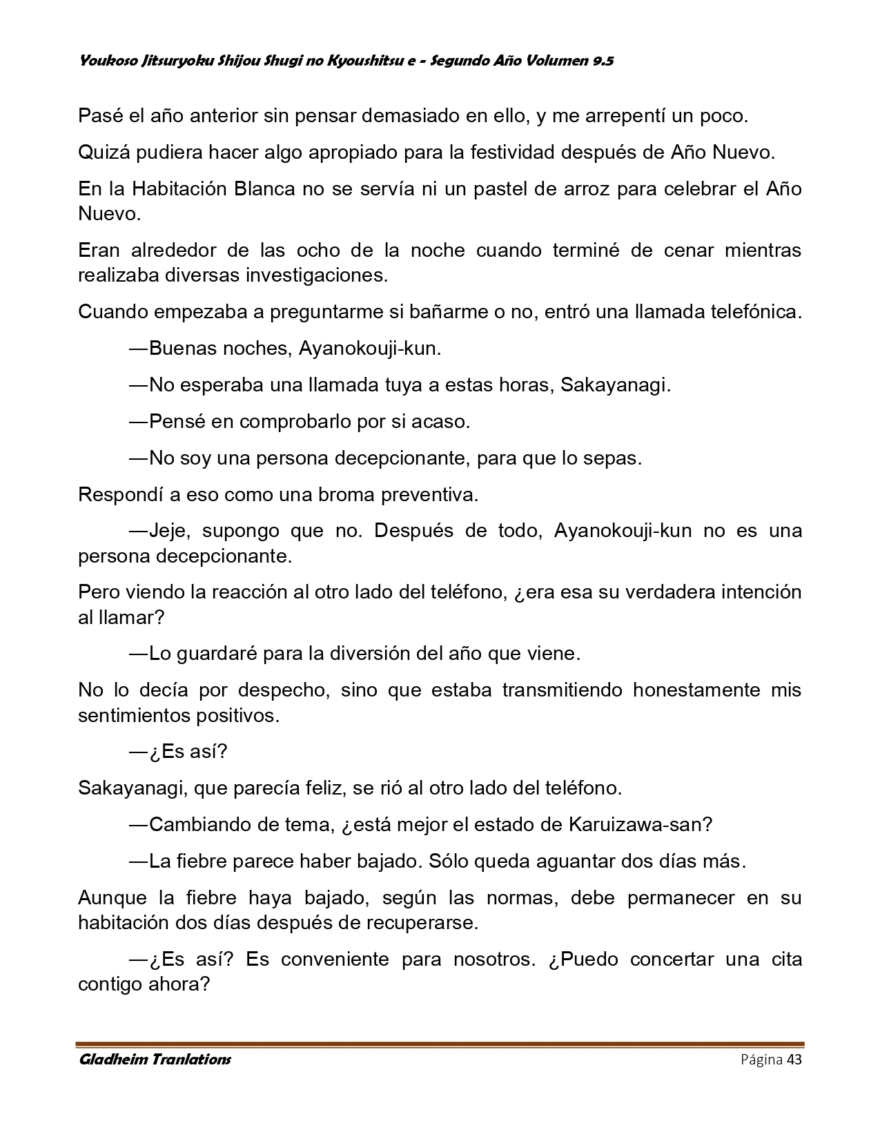 Página 43 del Manga