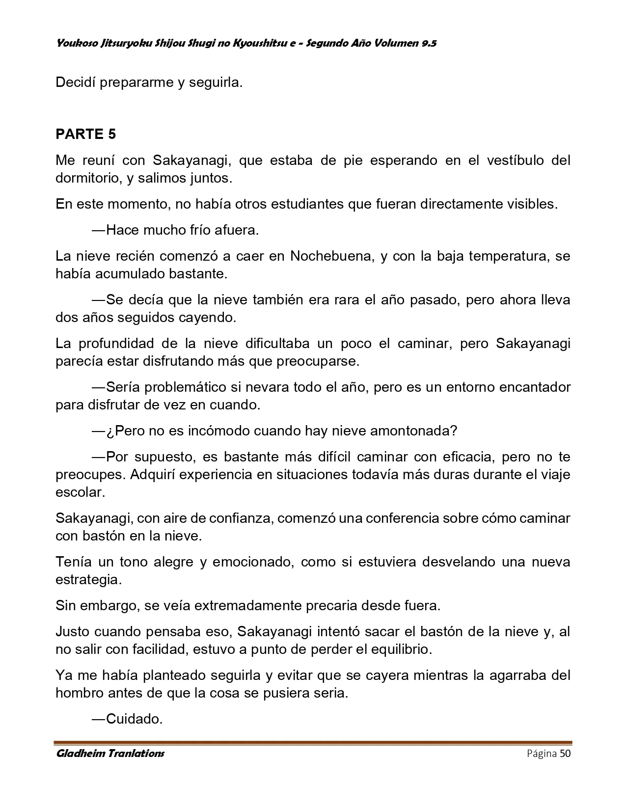 Página 50 del Manga