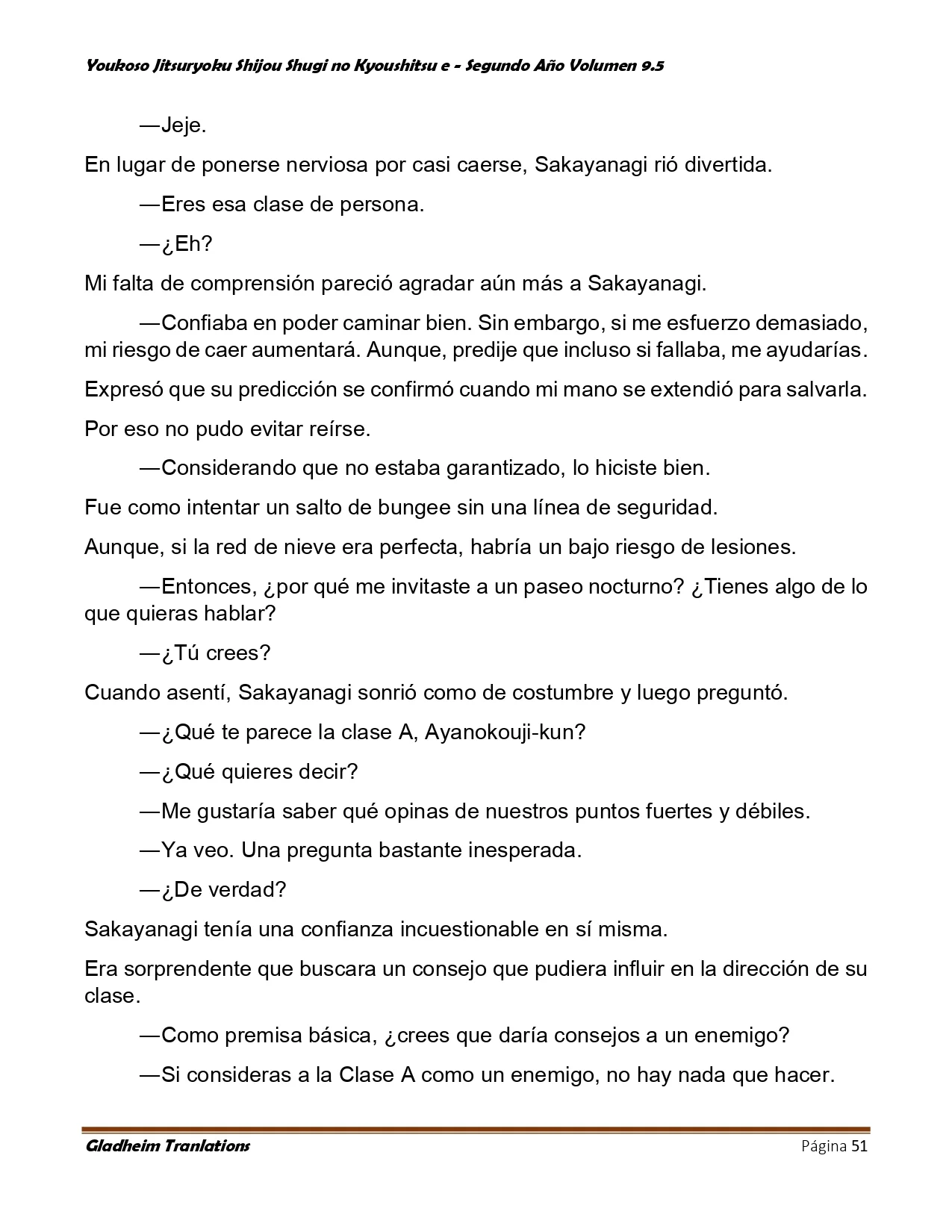 Página 51 del Manga