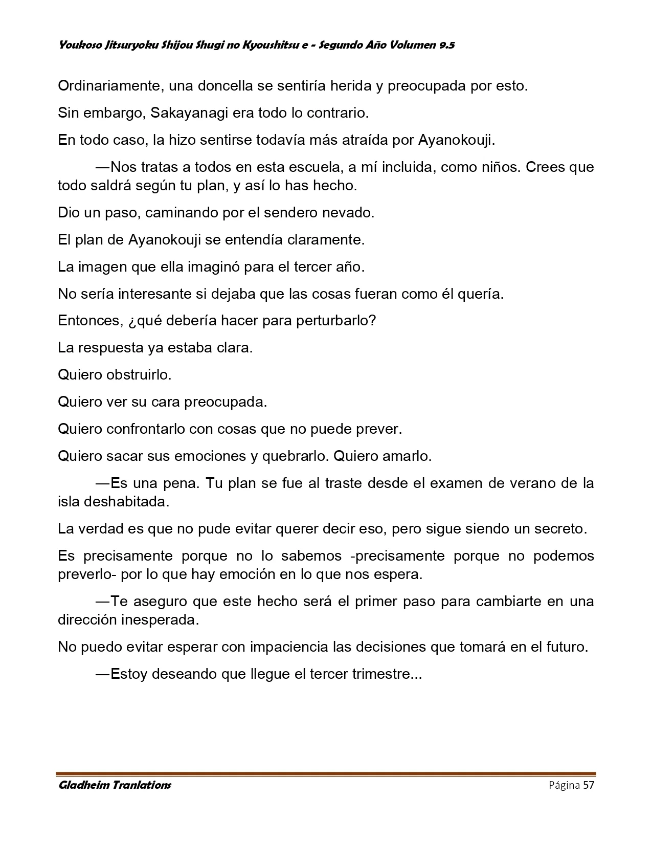 Página 57 del Manga