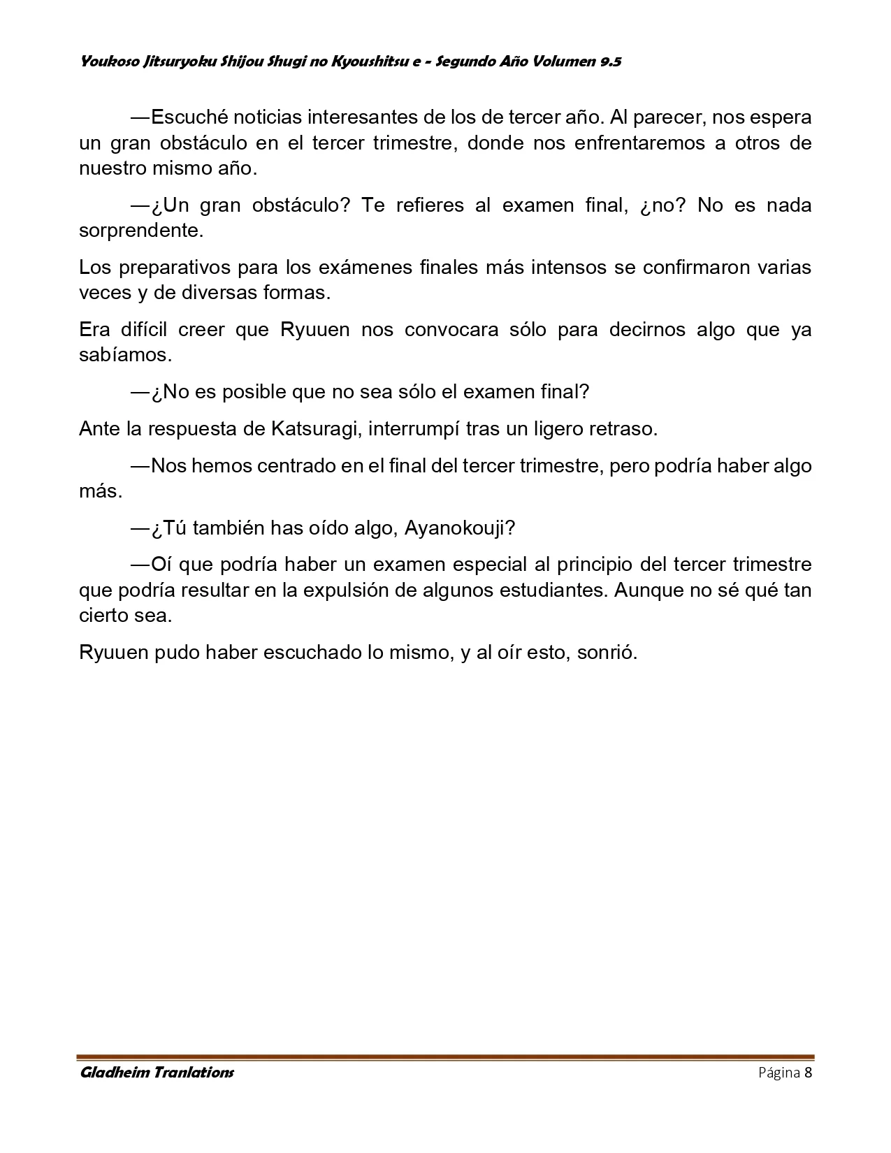 Página 8 del Manga