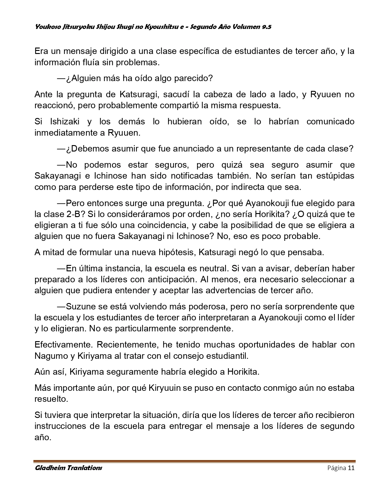 Página 11 del Manga