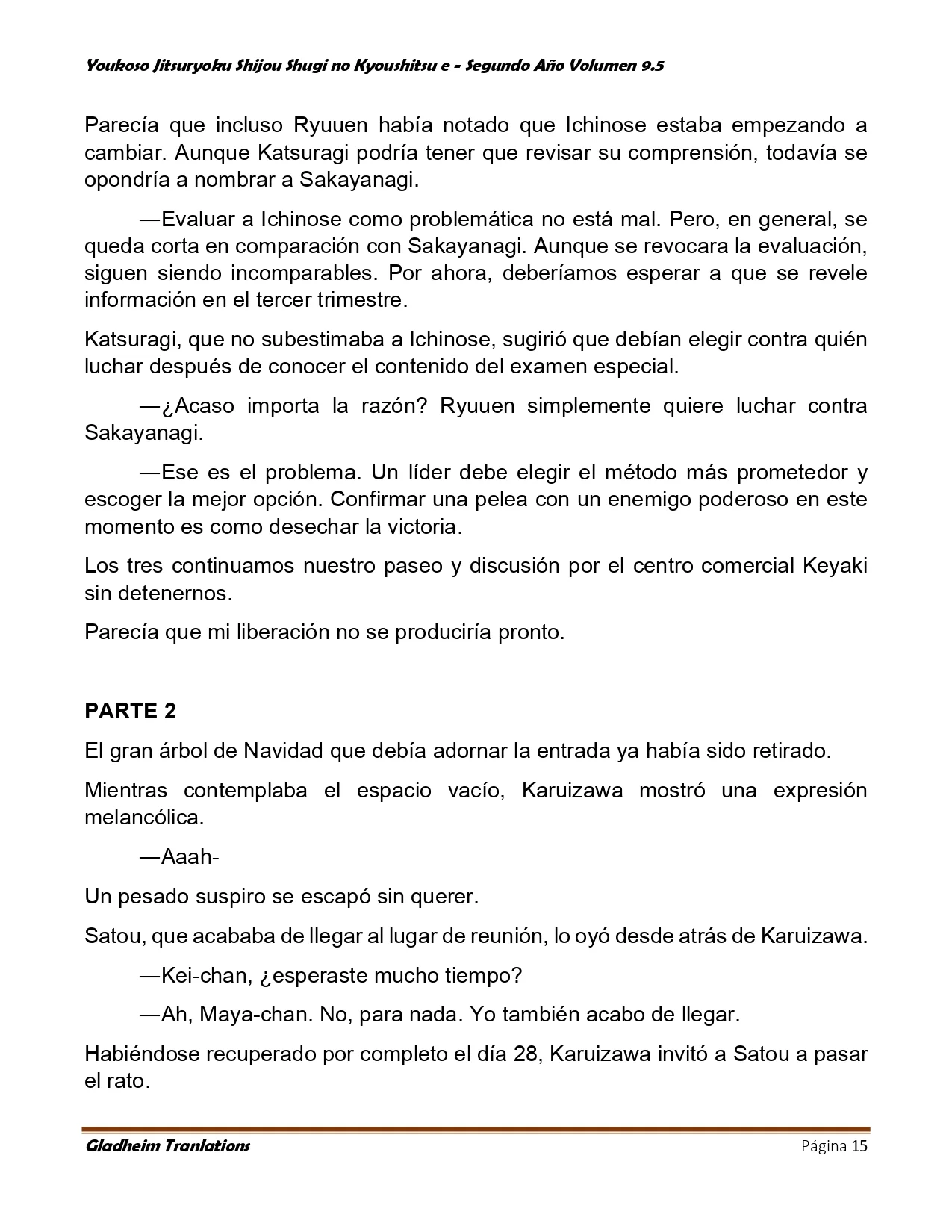 Página 15 del Manga