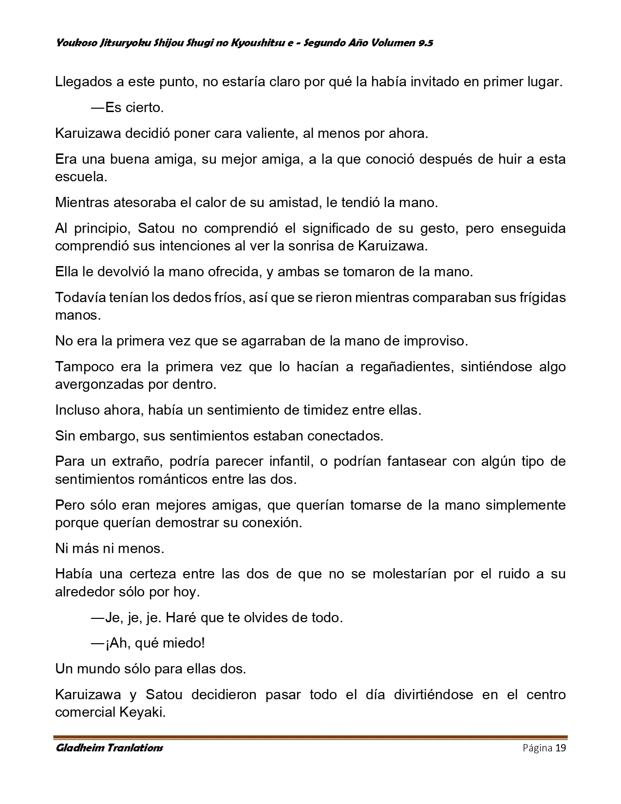 Página 19 del Manga