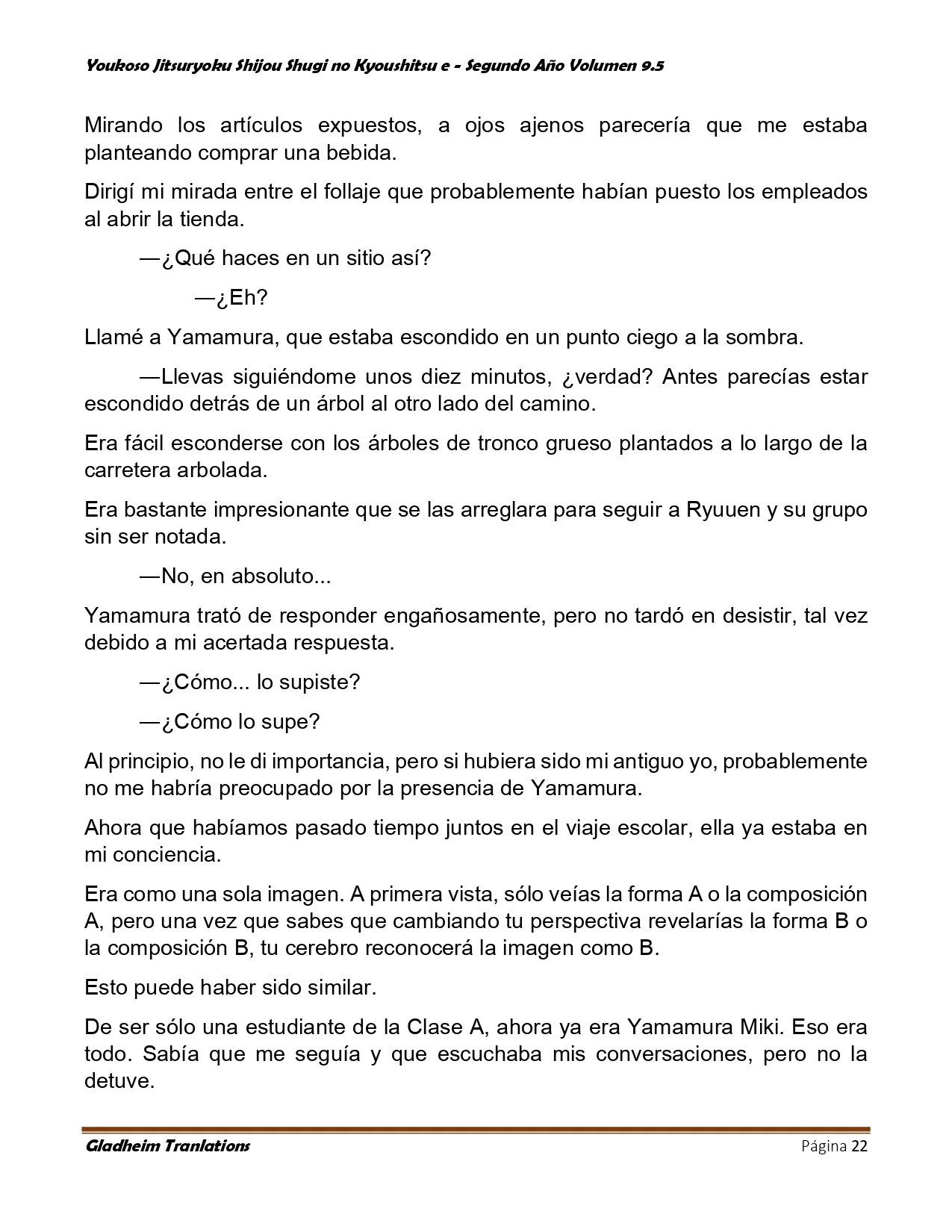 Página 22 del Manga