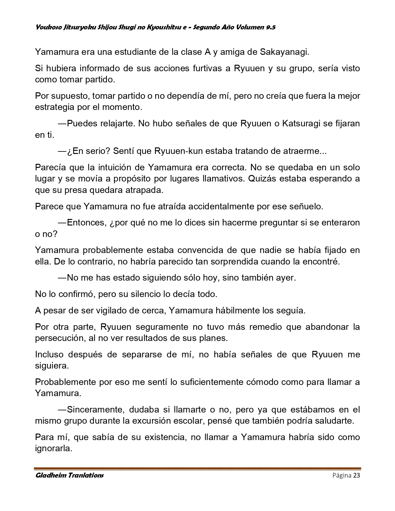 Página 23 del Manga