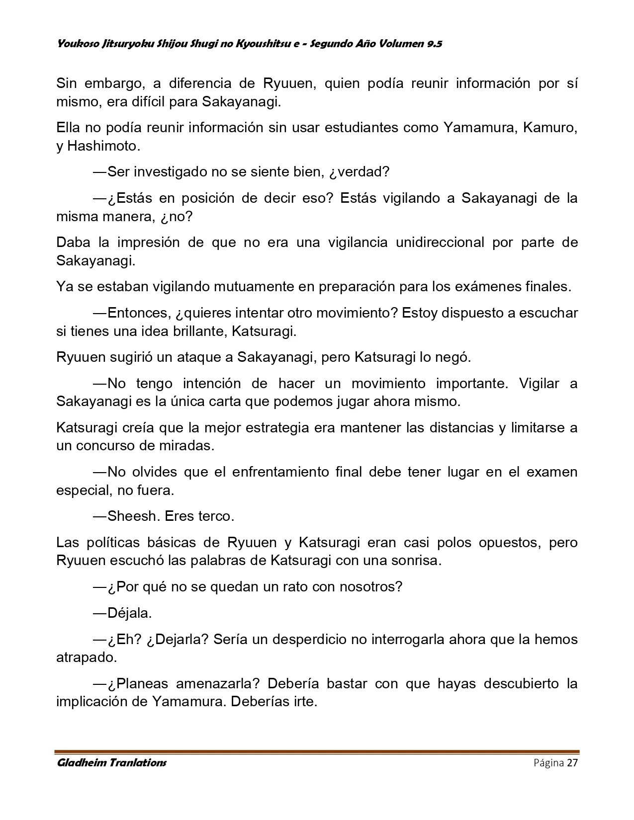 Página 27 del Manga