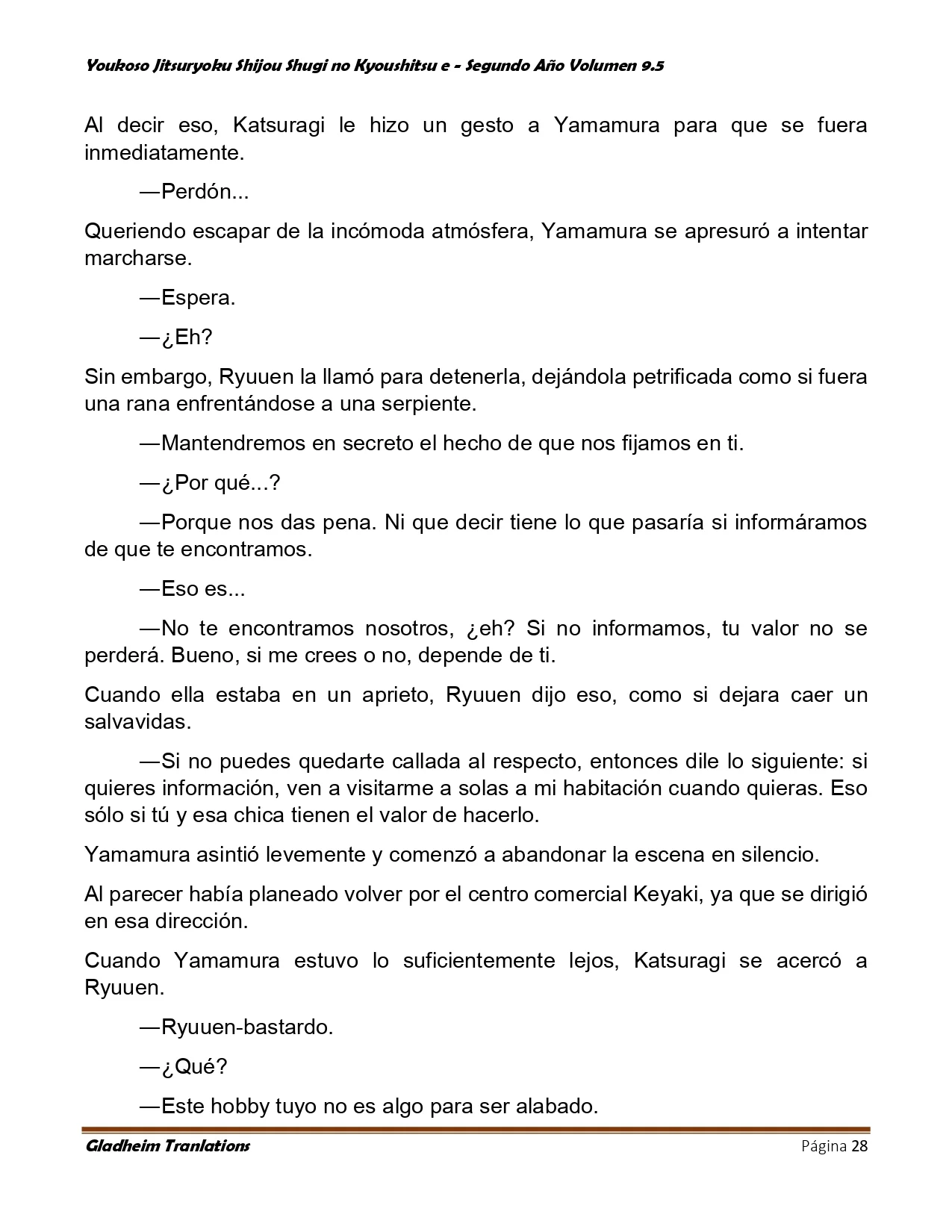 Página 28 del Manga