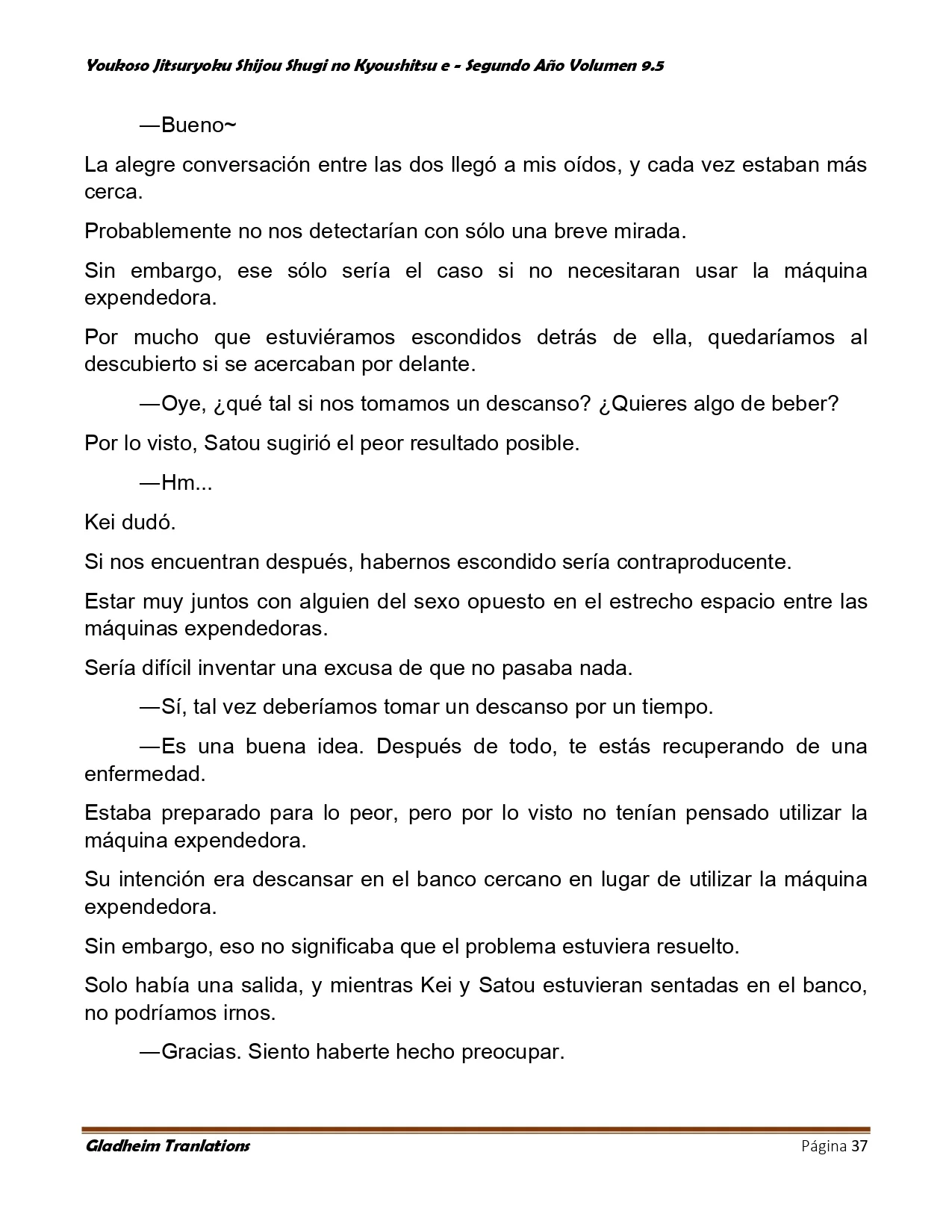 Página 37 del Manga