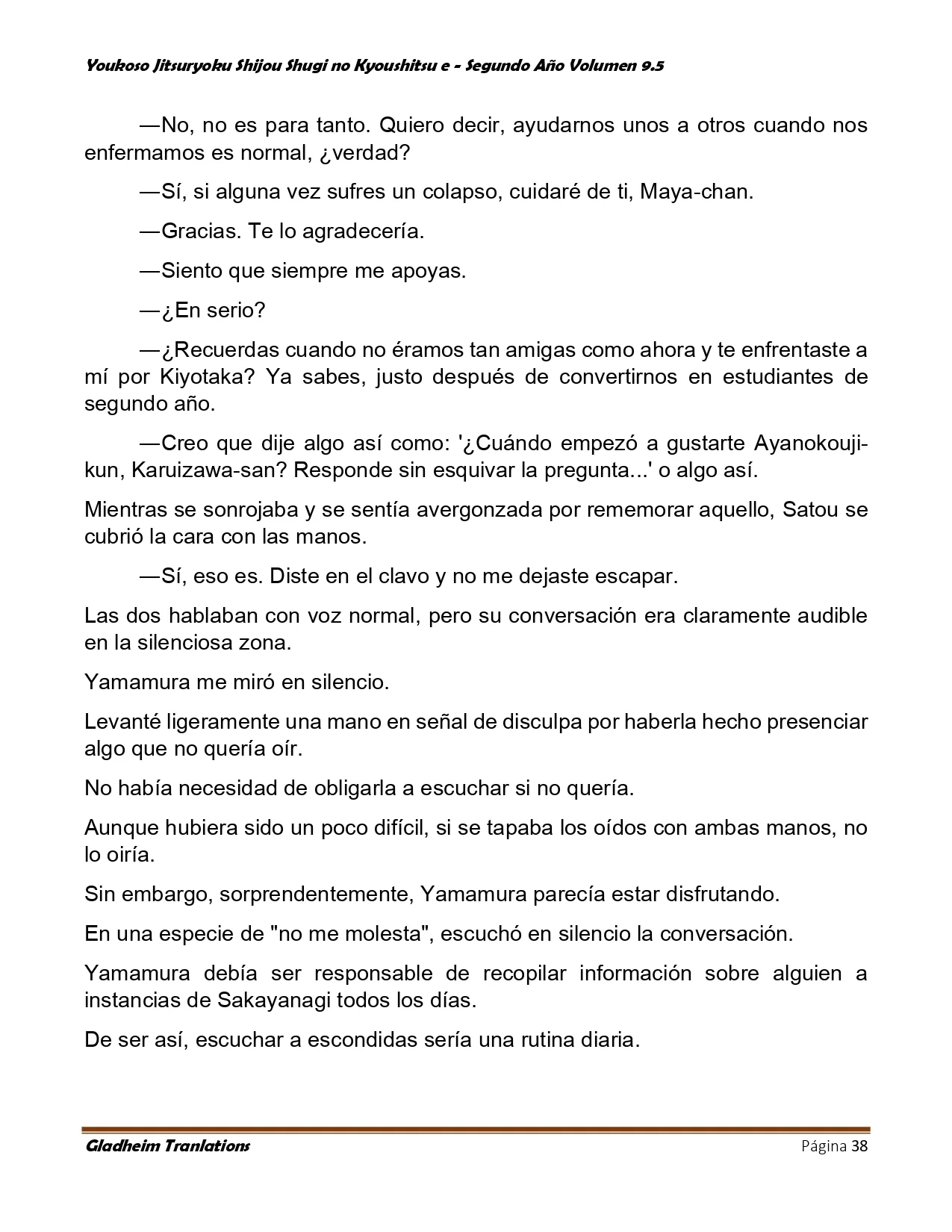 Página 38 del Manga