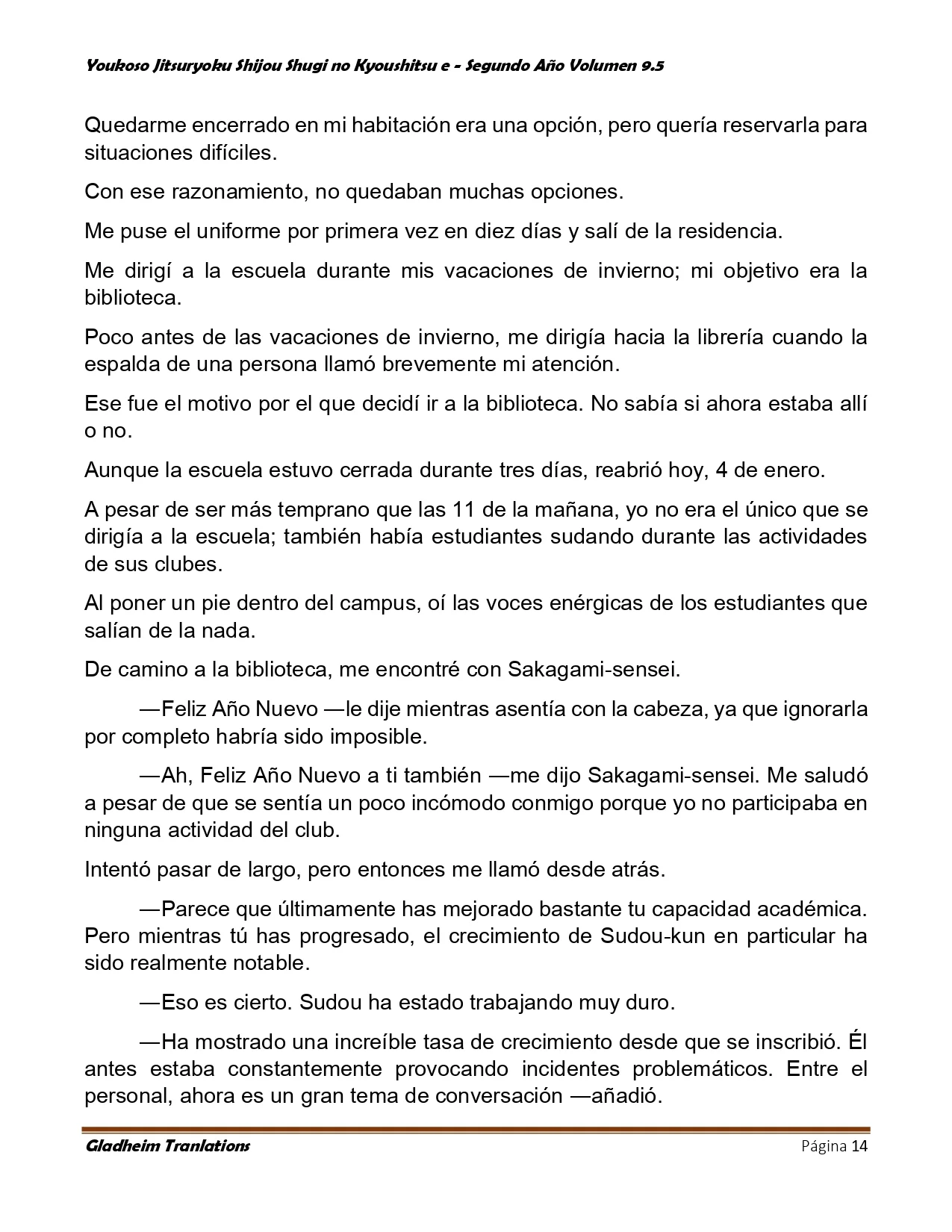 Página 14 del Manga