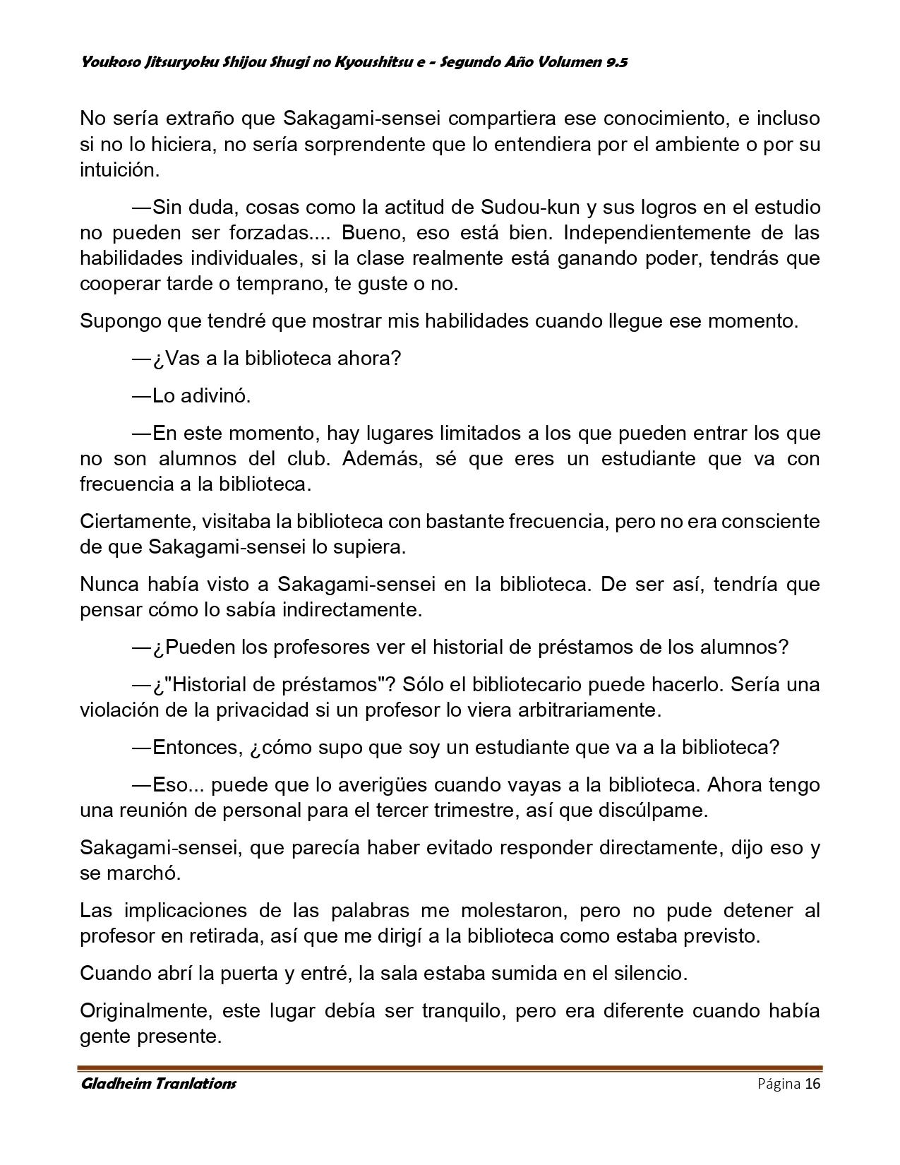 Página 16 del Manga