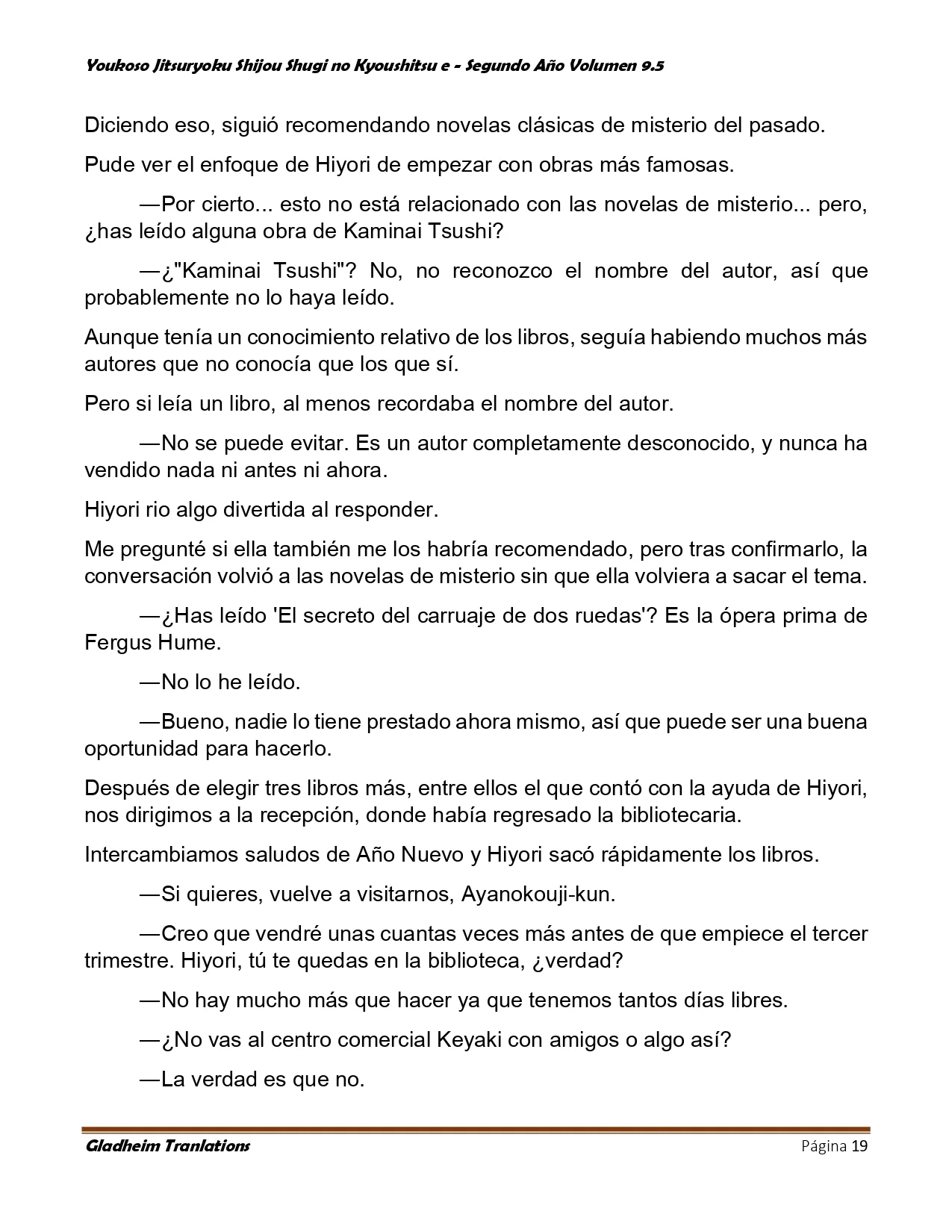 Página 19 del Manga