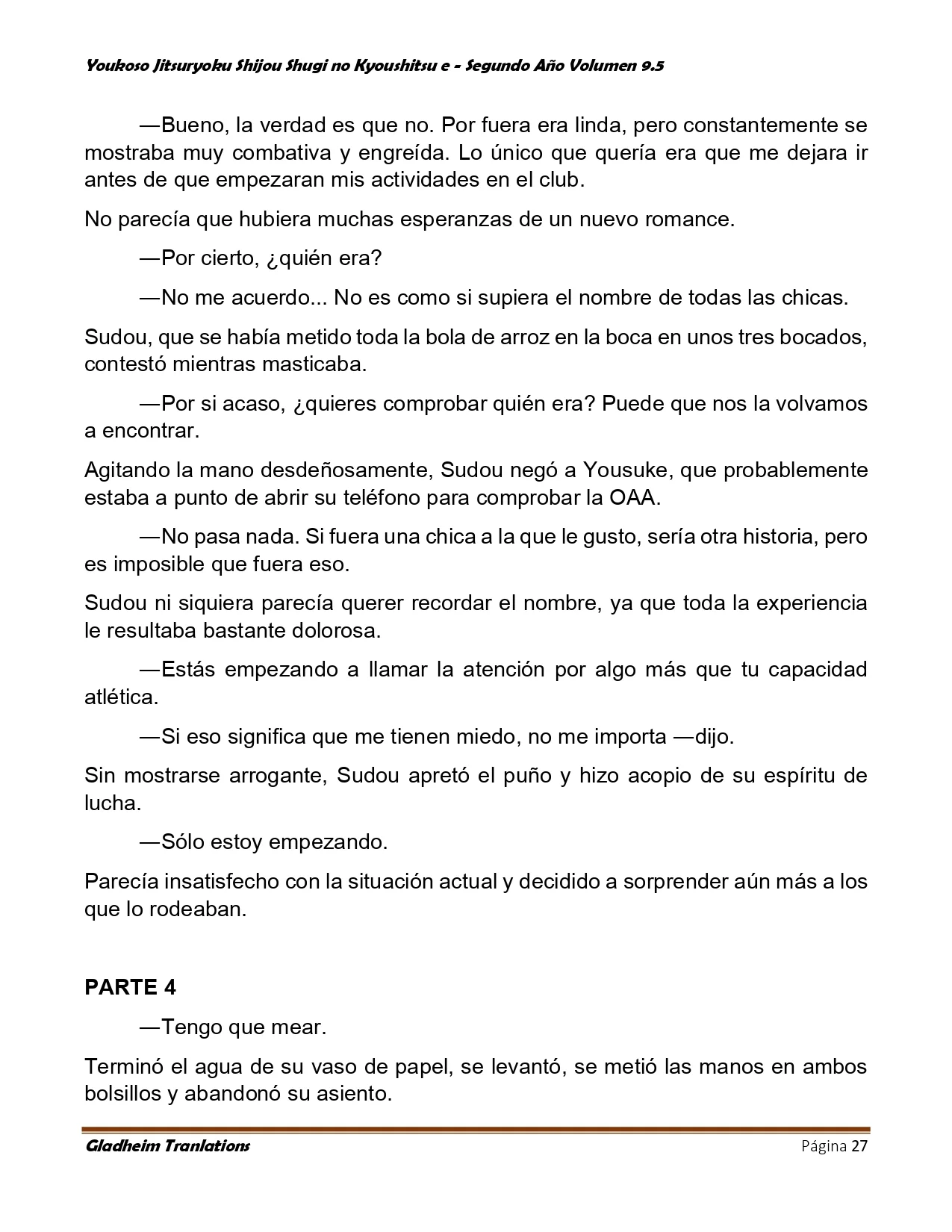 Página 27 del Manga