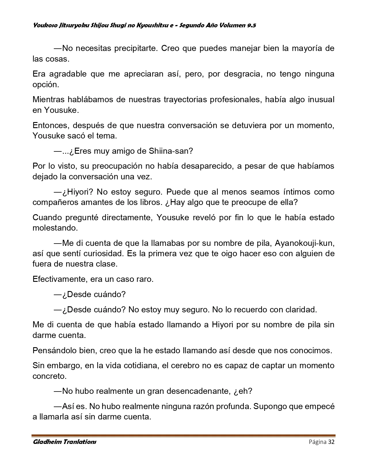 Página 32 del Manga