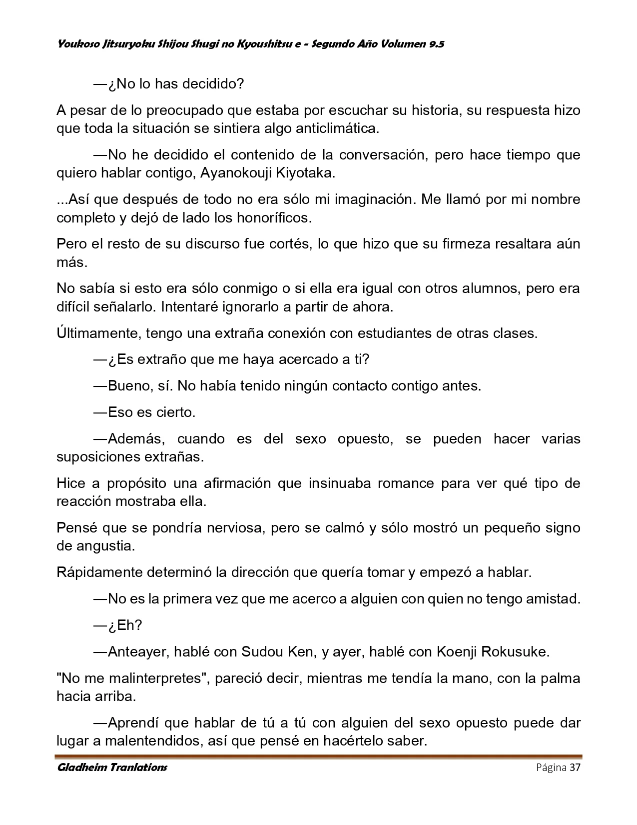 Página 37 del Manga