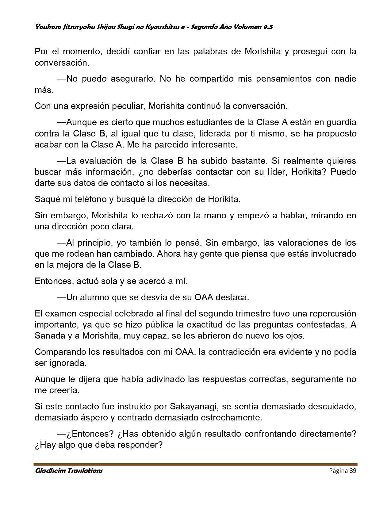 Página 39 del Manga