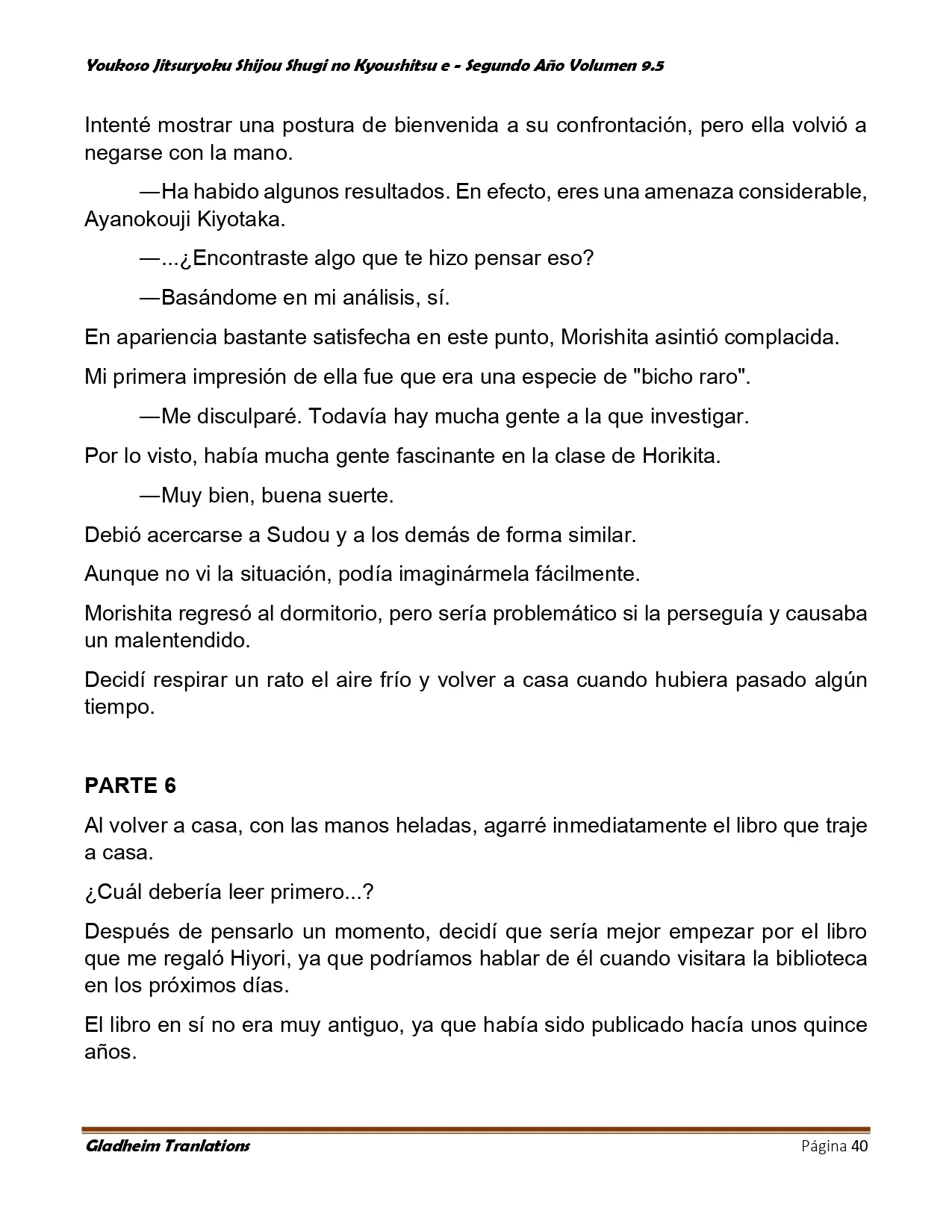 Página 40 del Manga