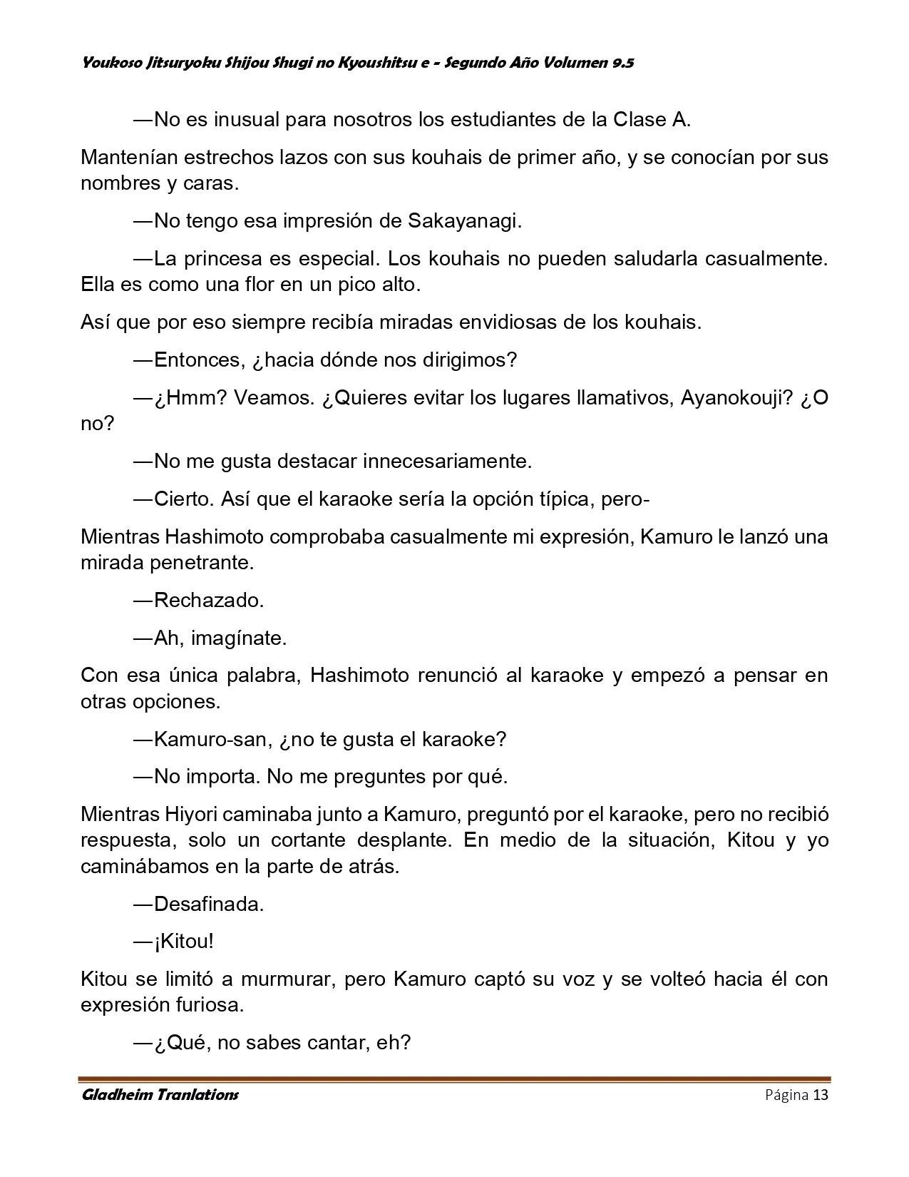 Página 13 del Manga