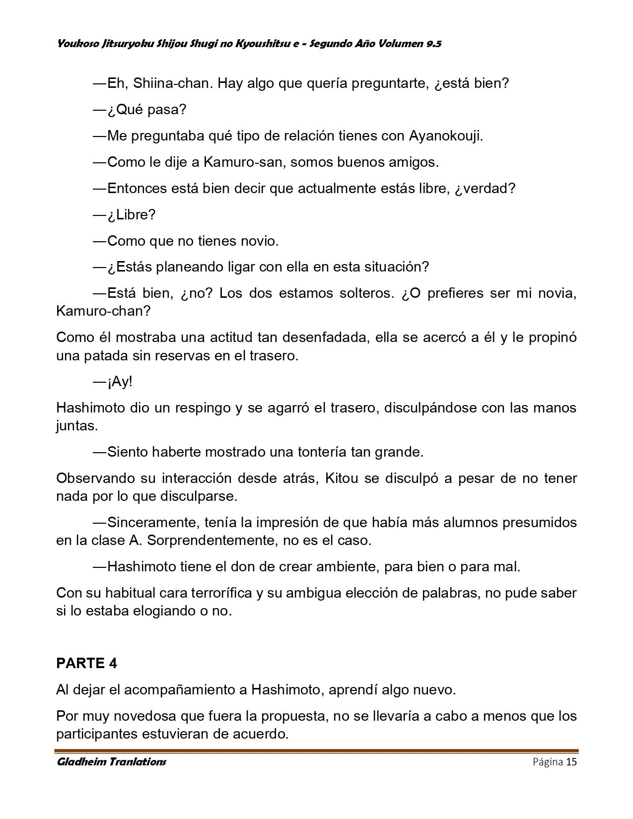 Página 15 del Manga