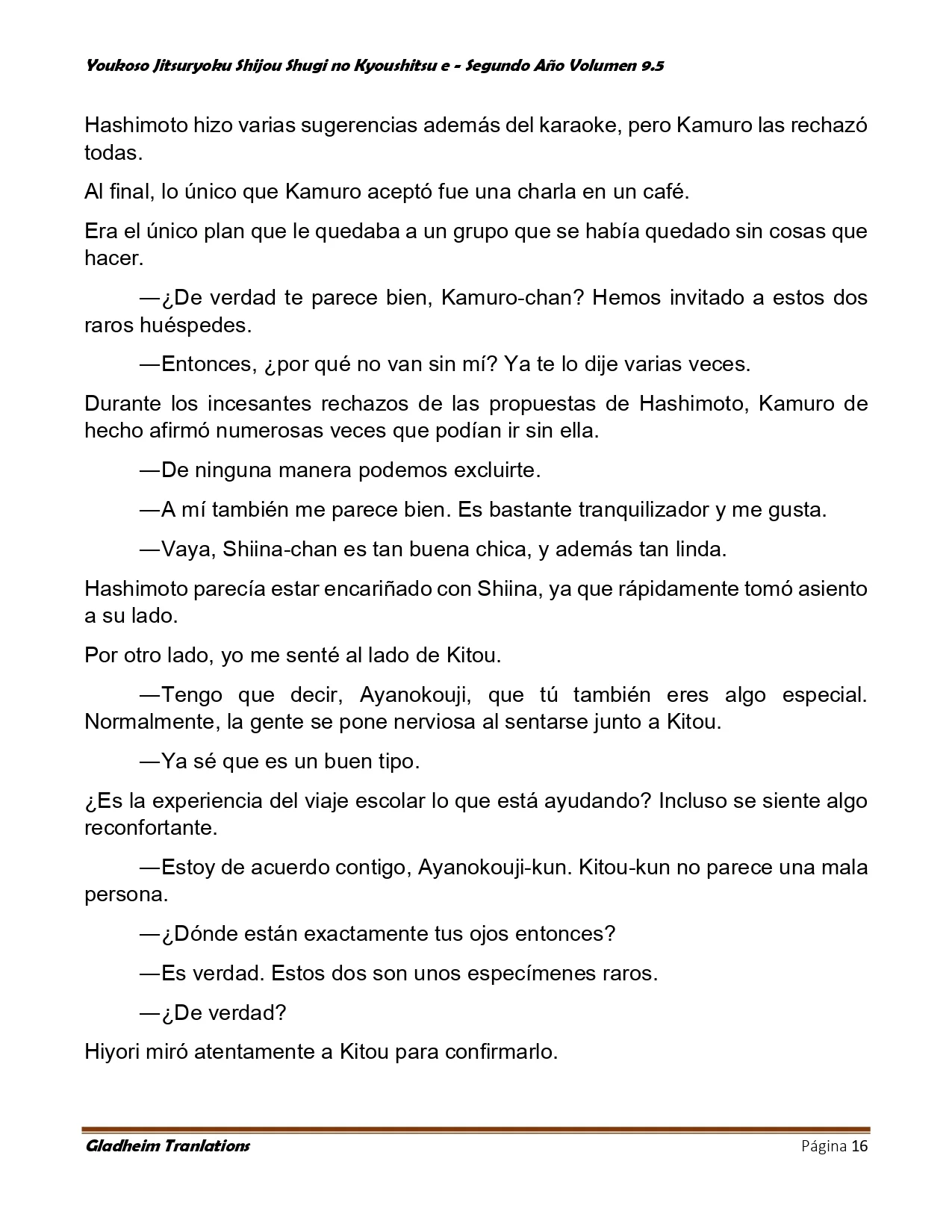 Página 16 del Manga