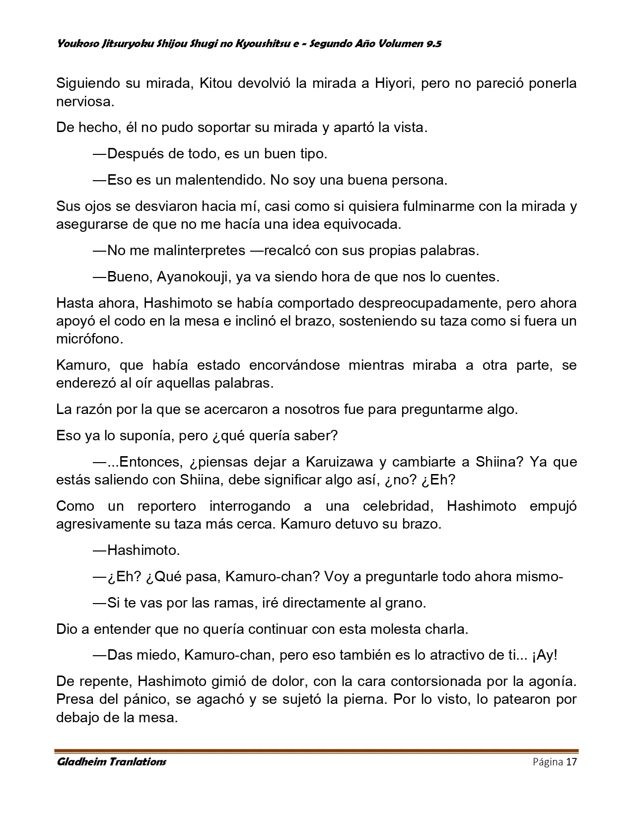 Página 17 del Manga