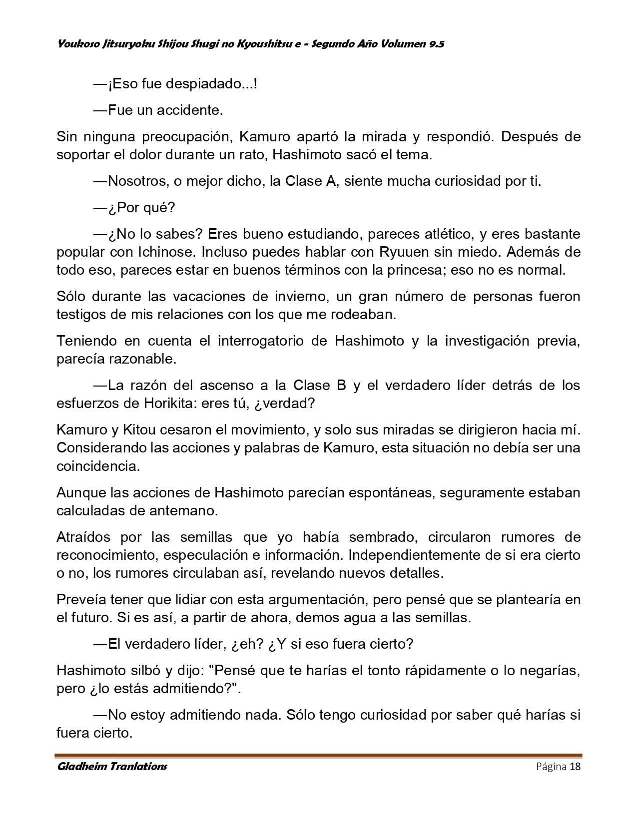 Página 18 del Manga