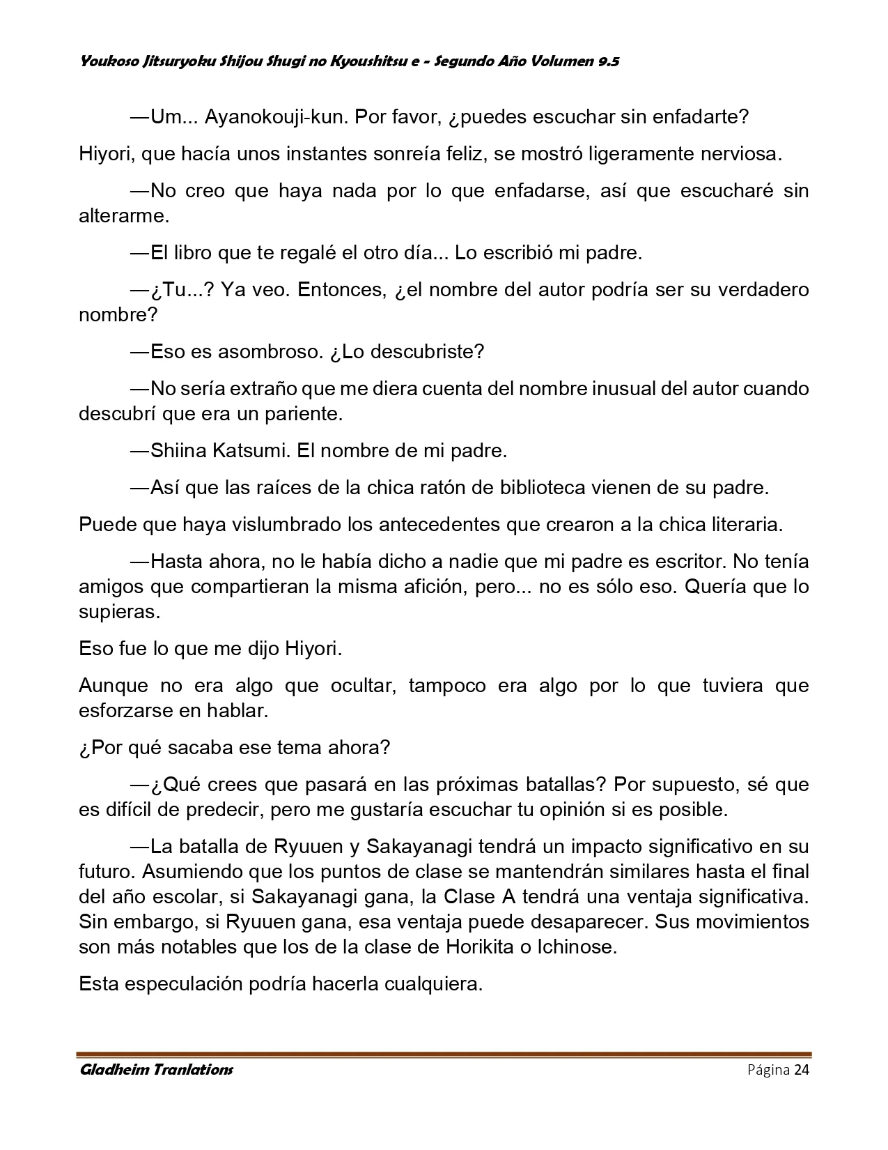 Página 24 del Manga