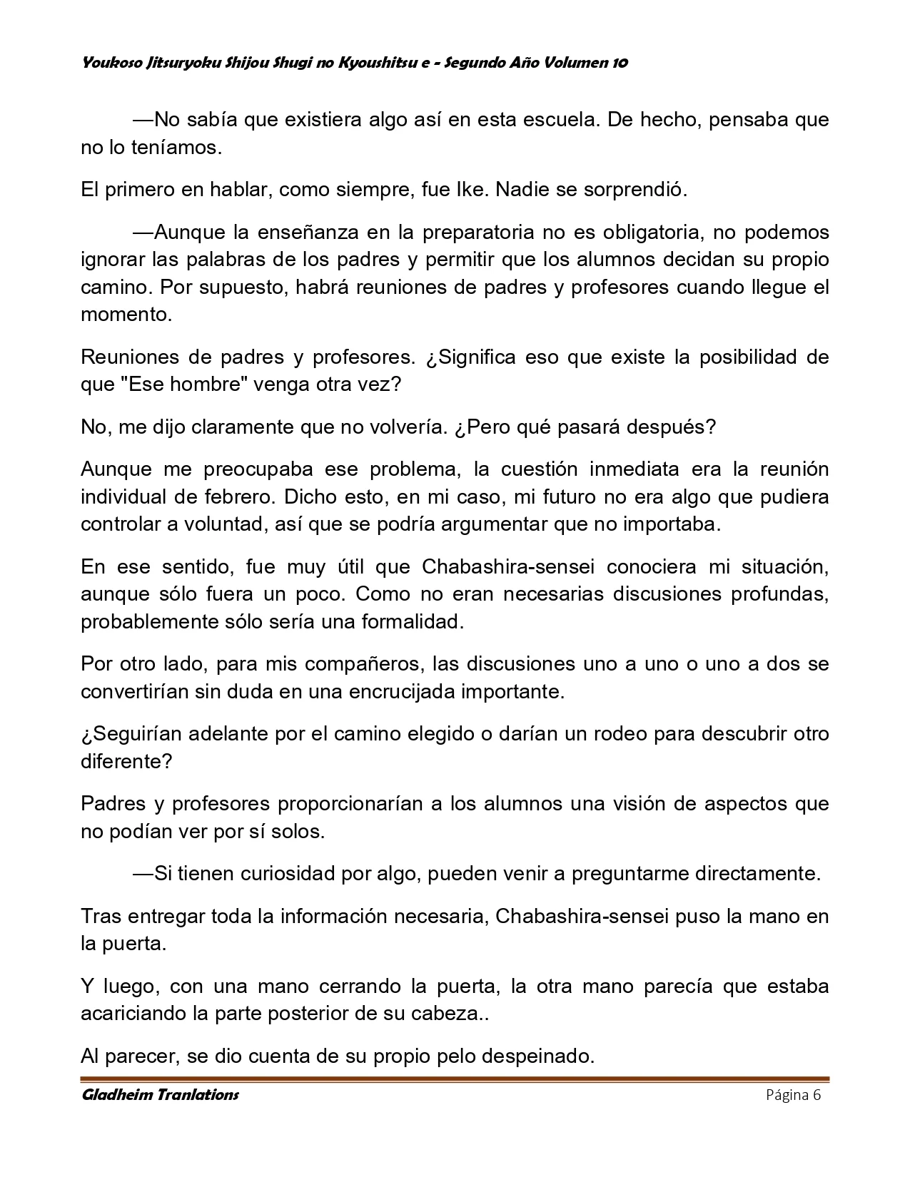Página 6 del Manga