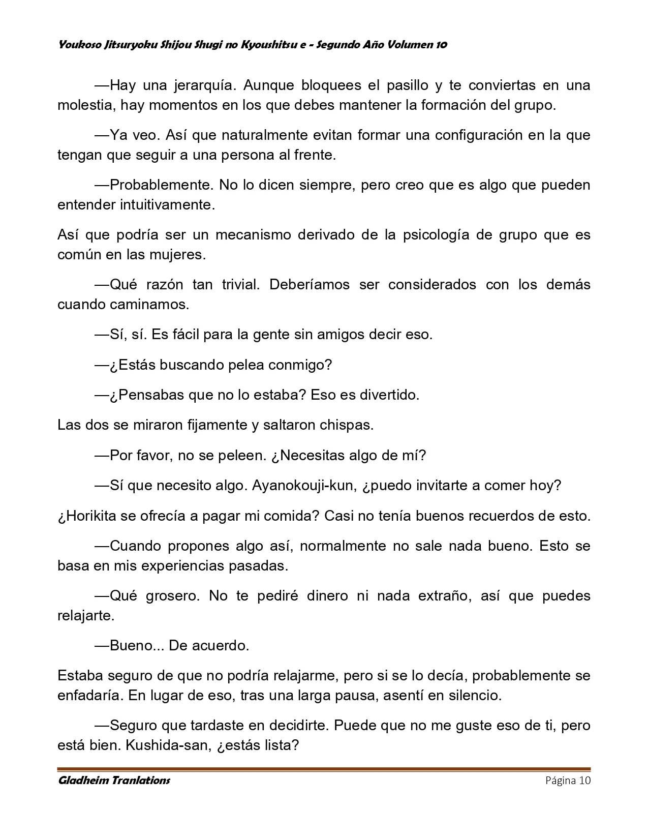 Página 10 del Manga