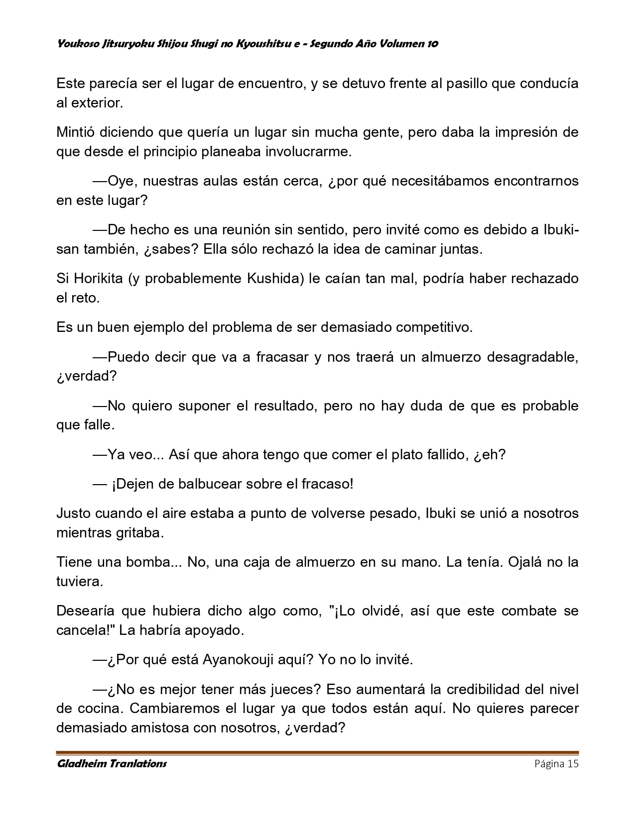 Página 15 del Manga