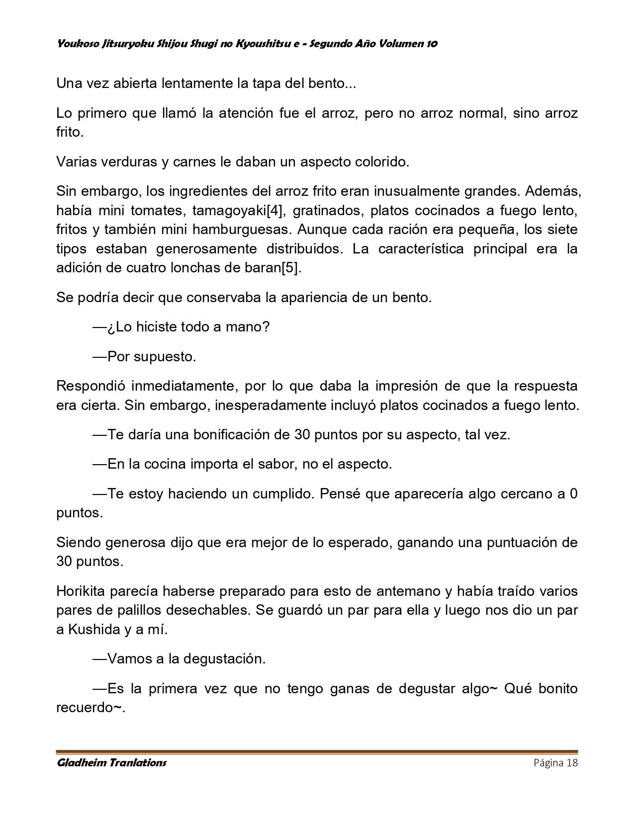 Página 18 del Manga