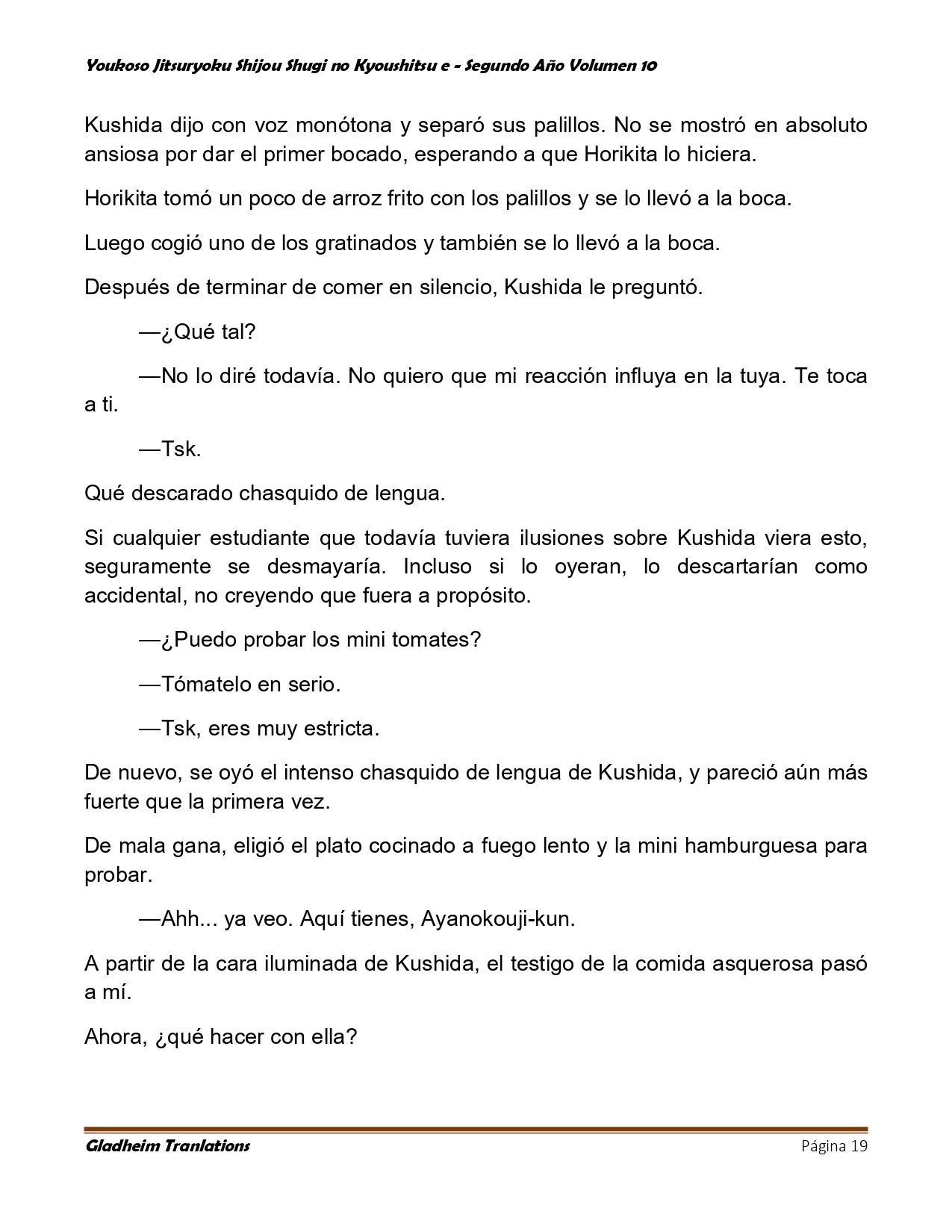 Página 19 del Manga