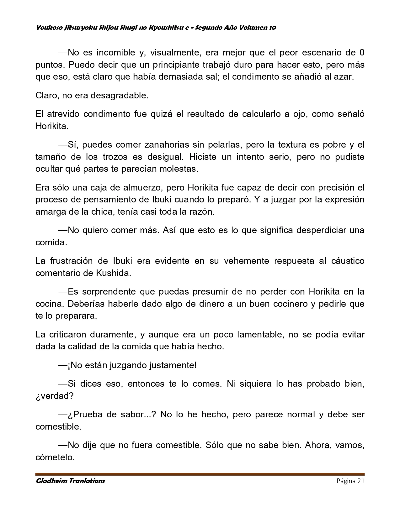 Página 21 del Manga