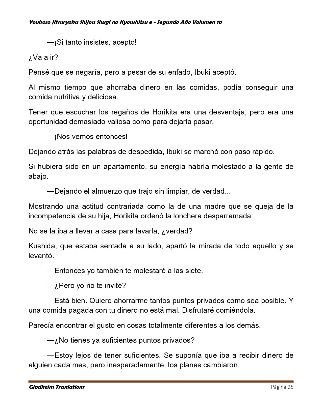 Página 25 del Manga