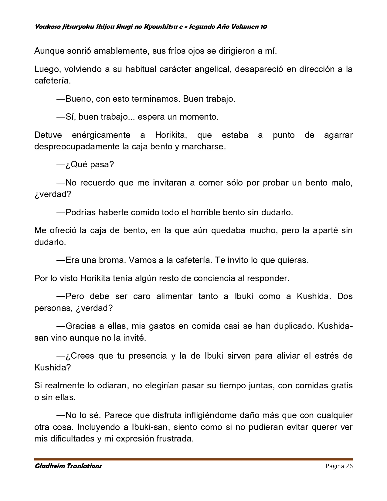 Página 26 del Manga