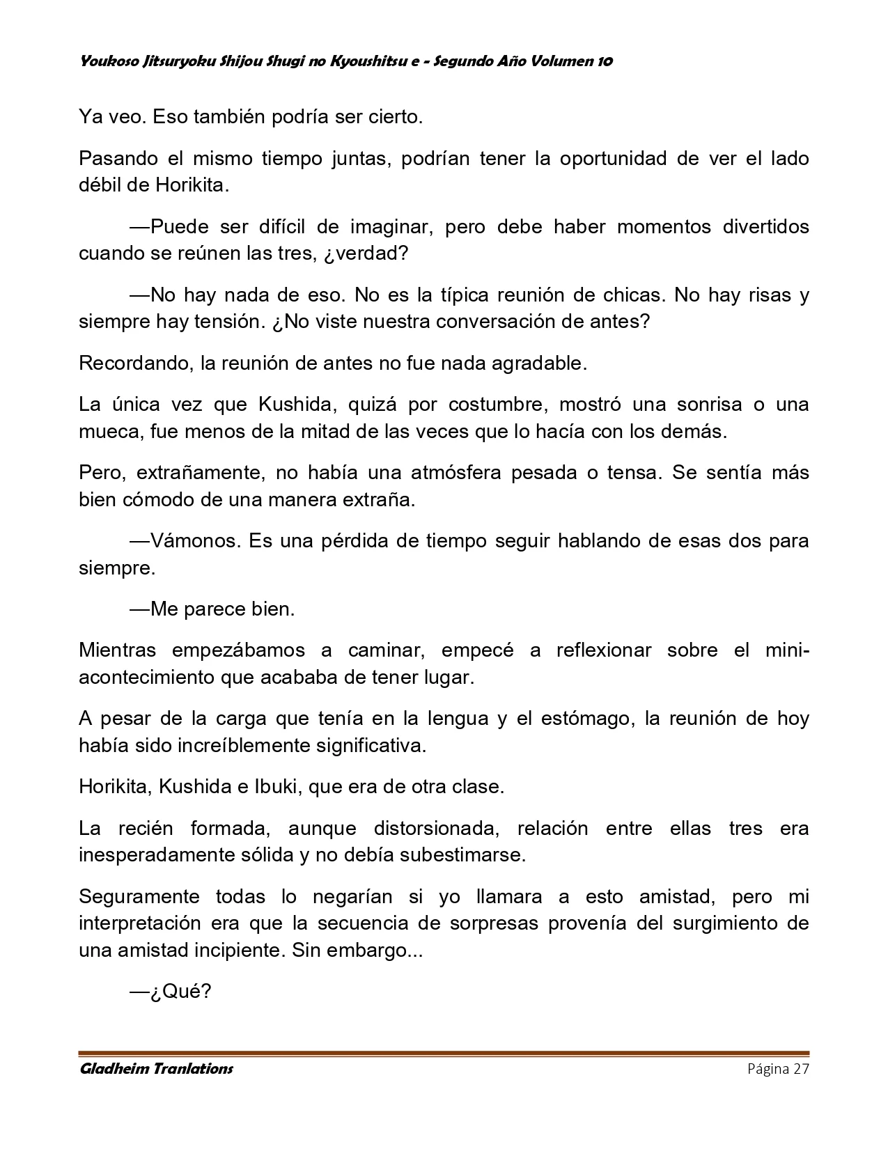 Página 27 del Manga