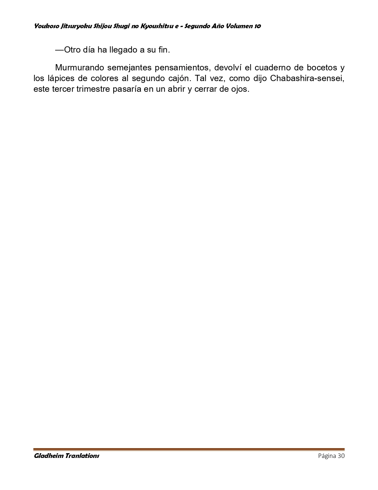 Página 30 del Manga