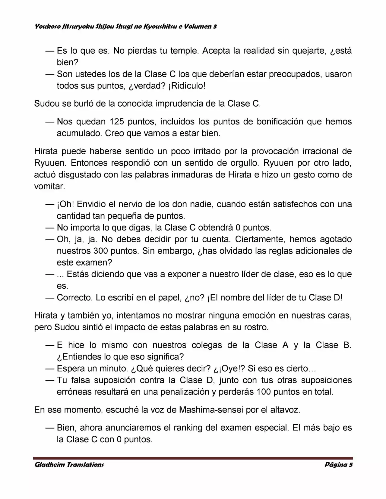 Página 5 del Manga