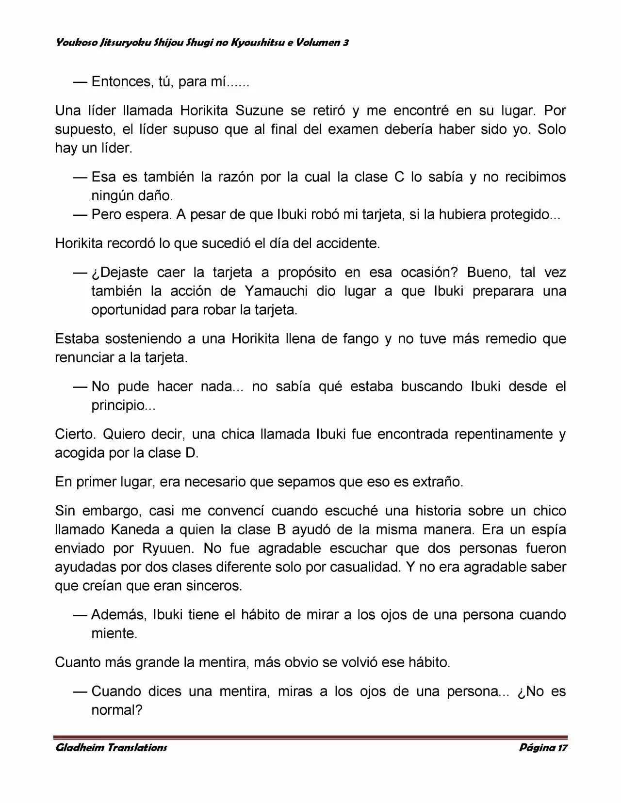 Página 17 del Manga