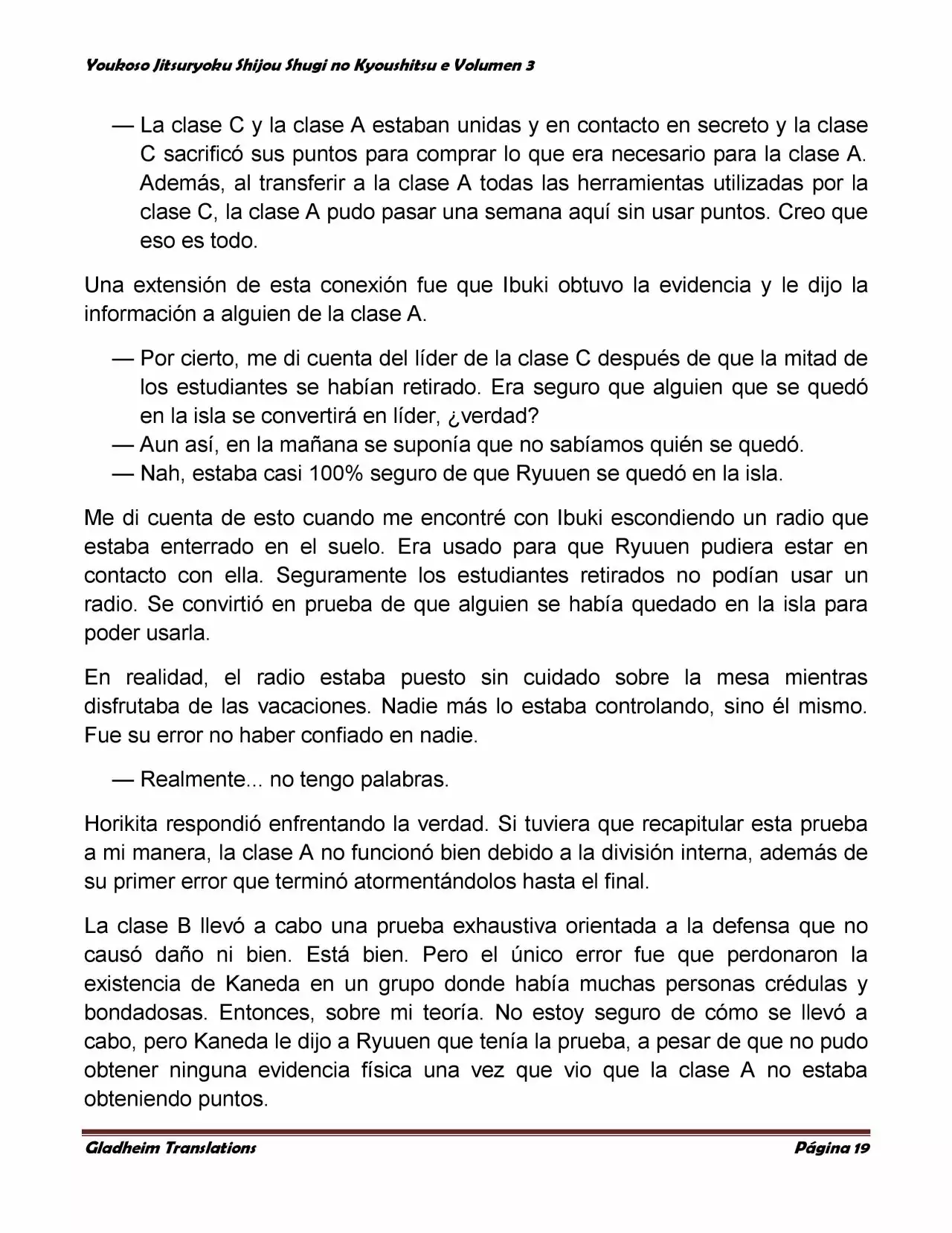 Página 19 del Manga