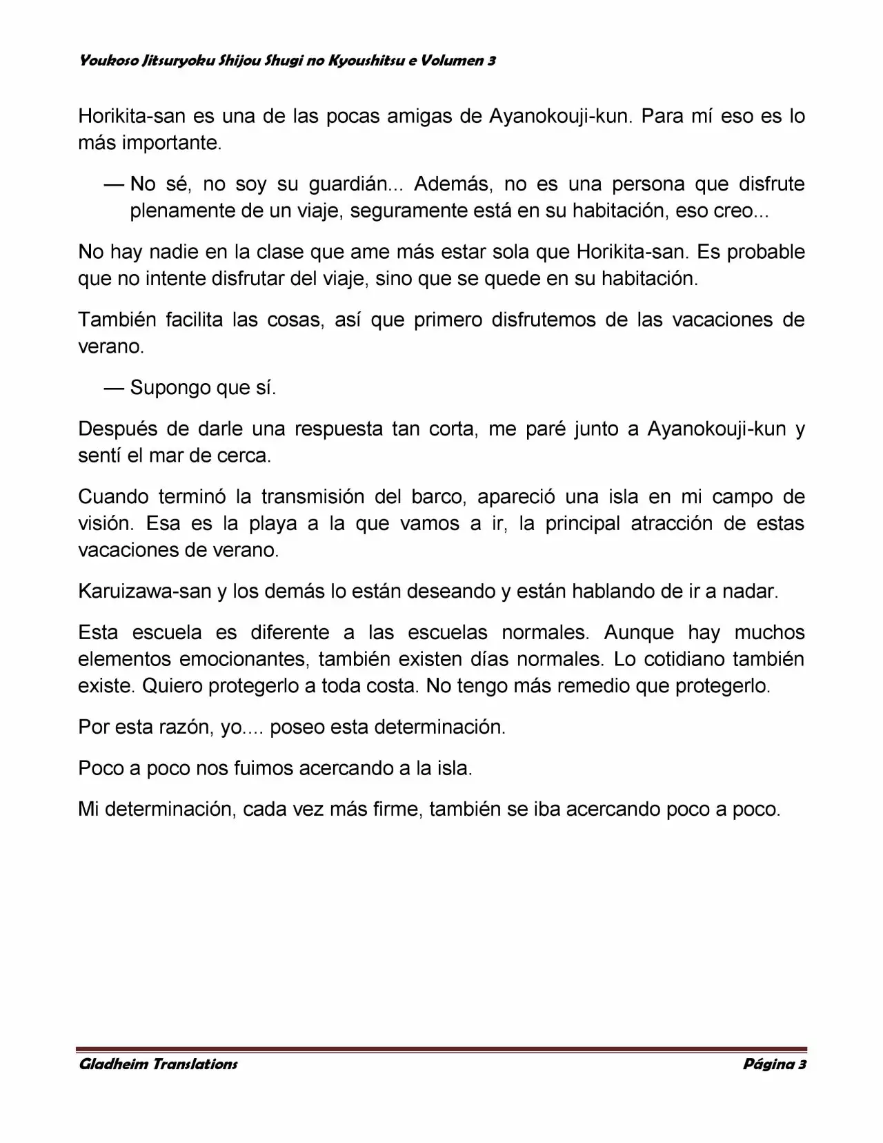 Página 3 del Manga