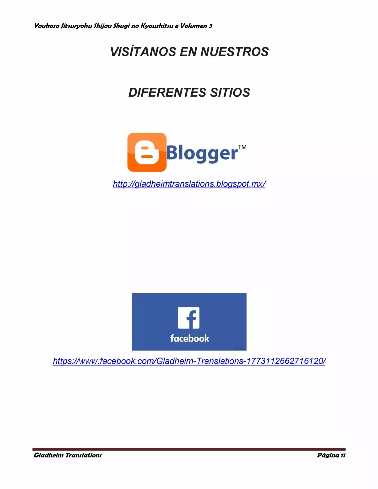 Página 11 del Manga