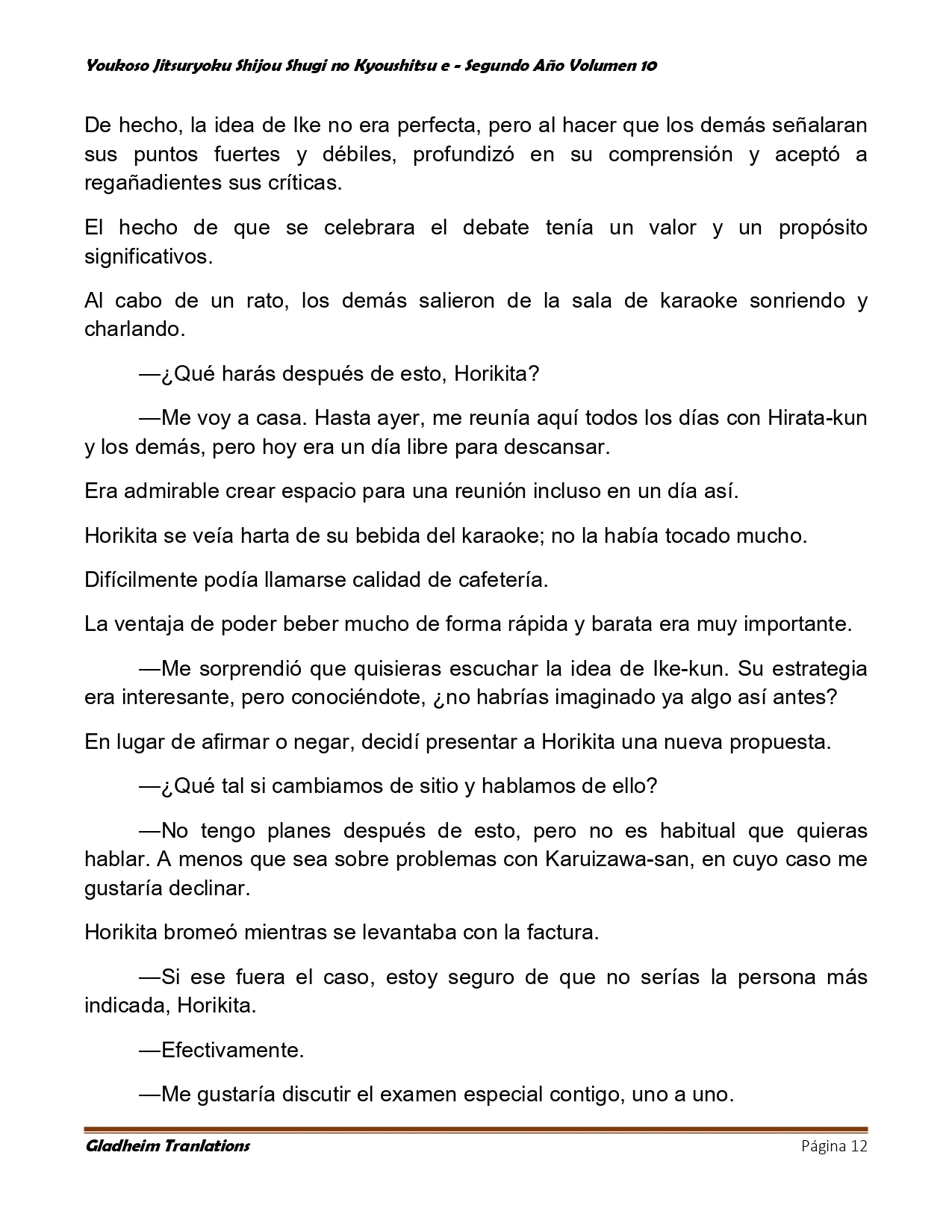 Página 12 del Manga